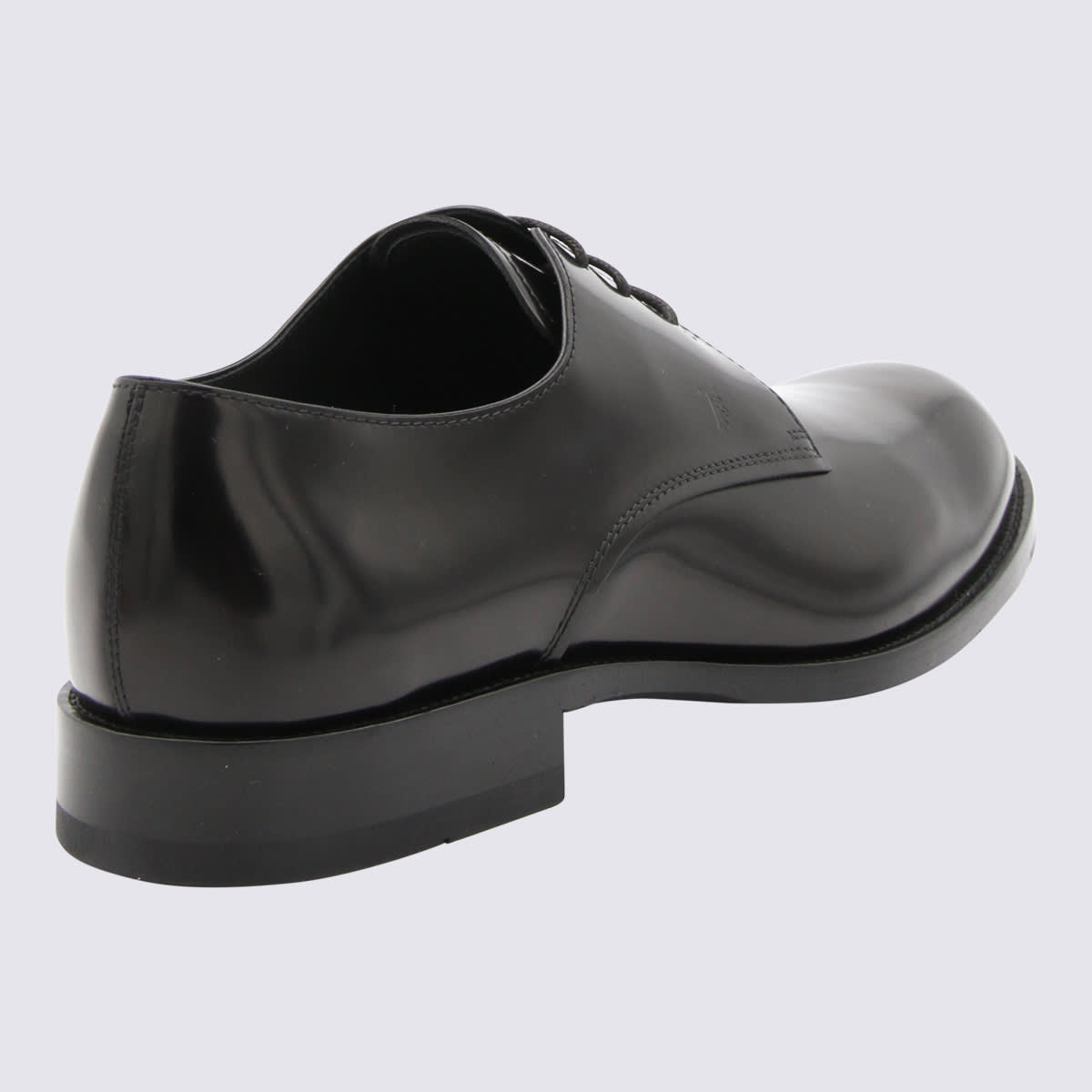 Shop Tod's Black Leather Loafers