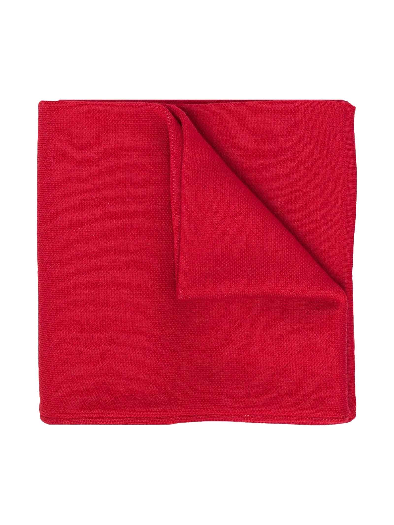 Palm Angels Red Scarf