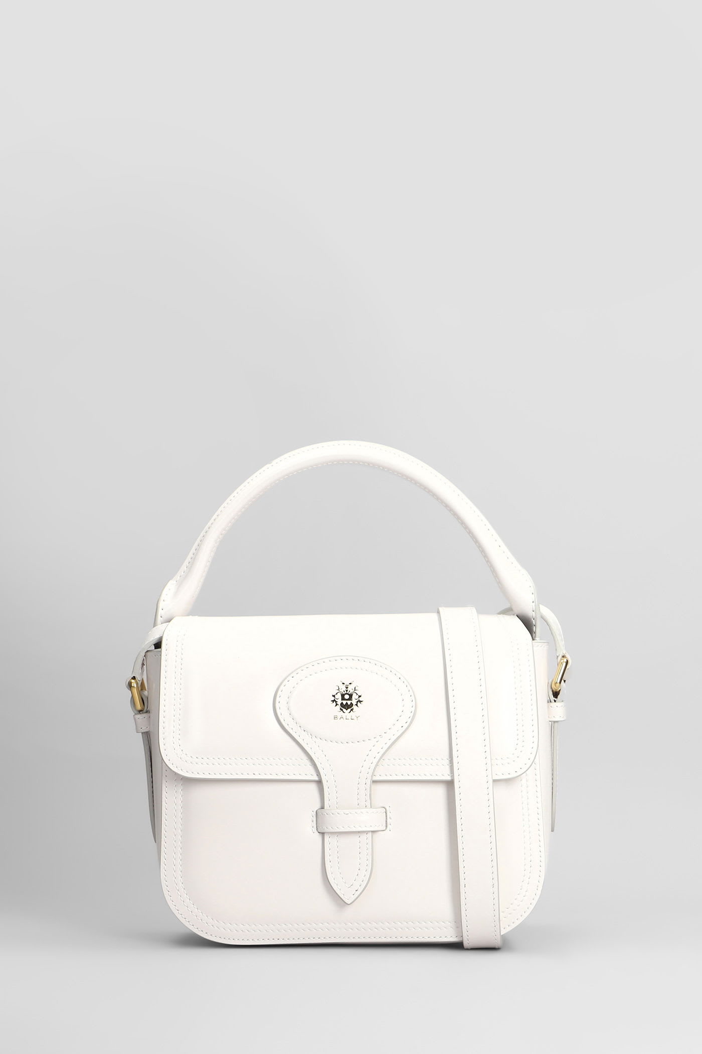 Beckett Flap S Shoulder Bag In White Leather