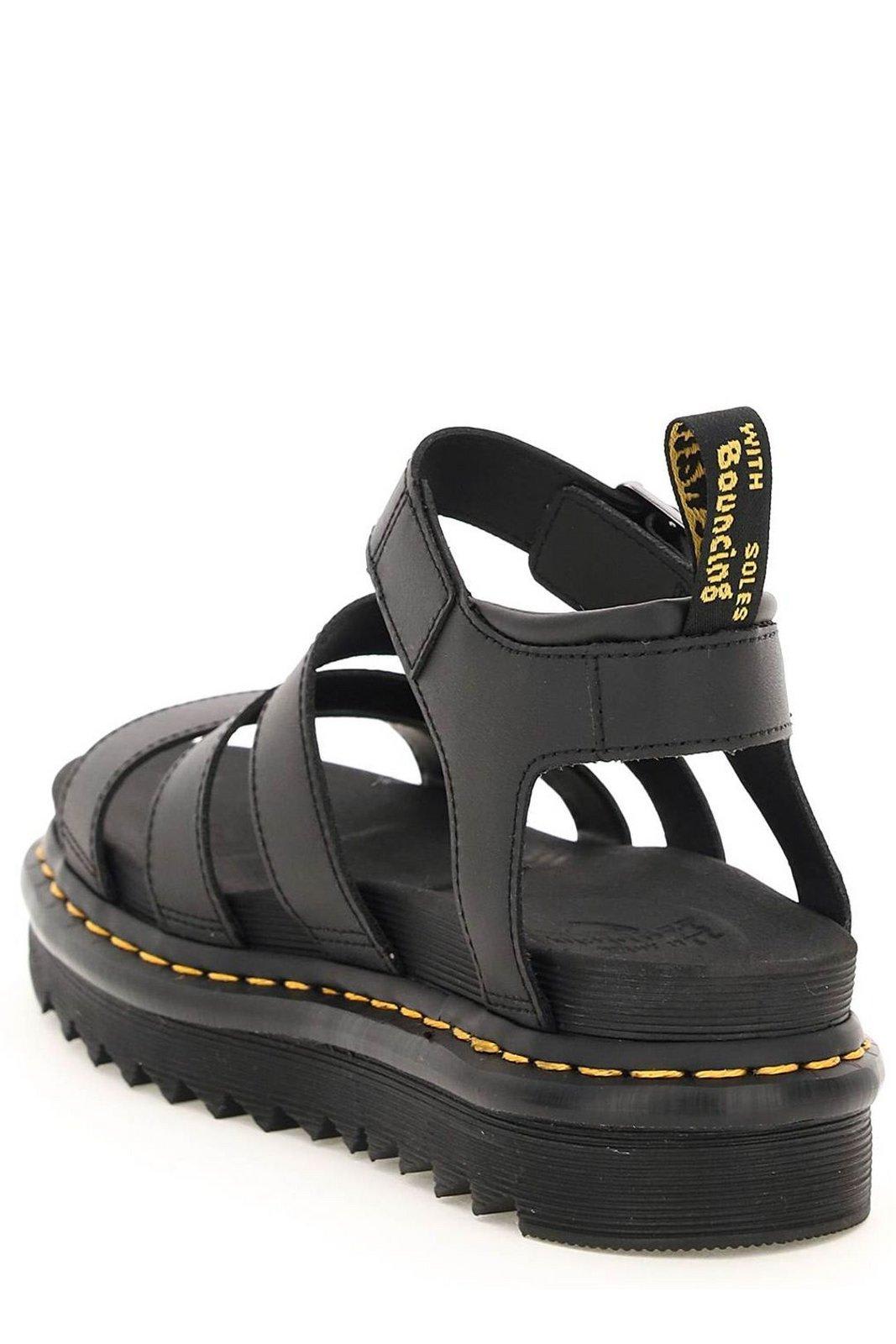 Shop Dr. Martens' Blaire Strap Sandals In Black