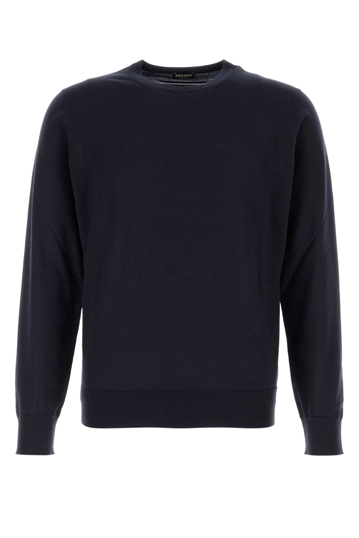 Midnight Blue Cashmere Blend Sweater