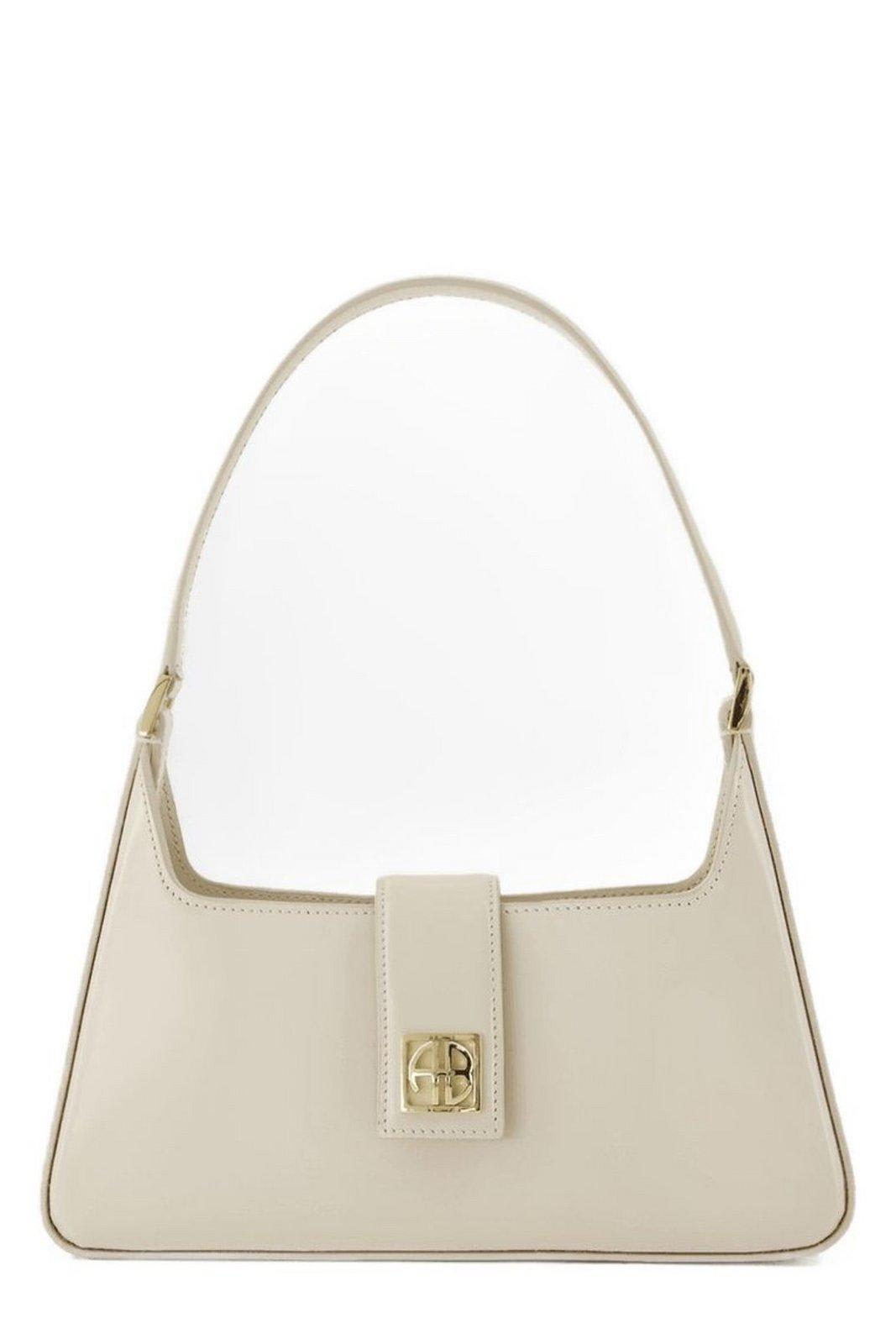Anine Bing Lou Logo Plaque Shoulder Bag