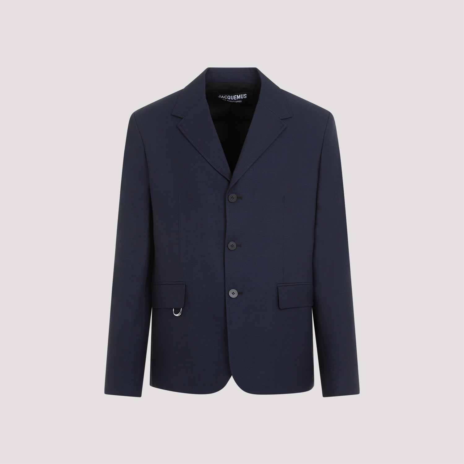 Shop Jacquemus La Veste Cabri Jacket In Dark Navy