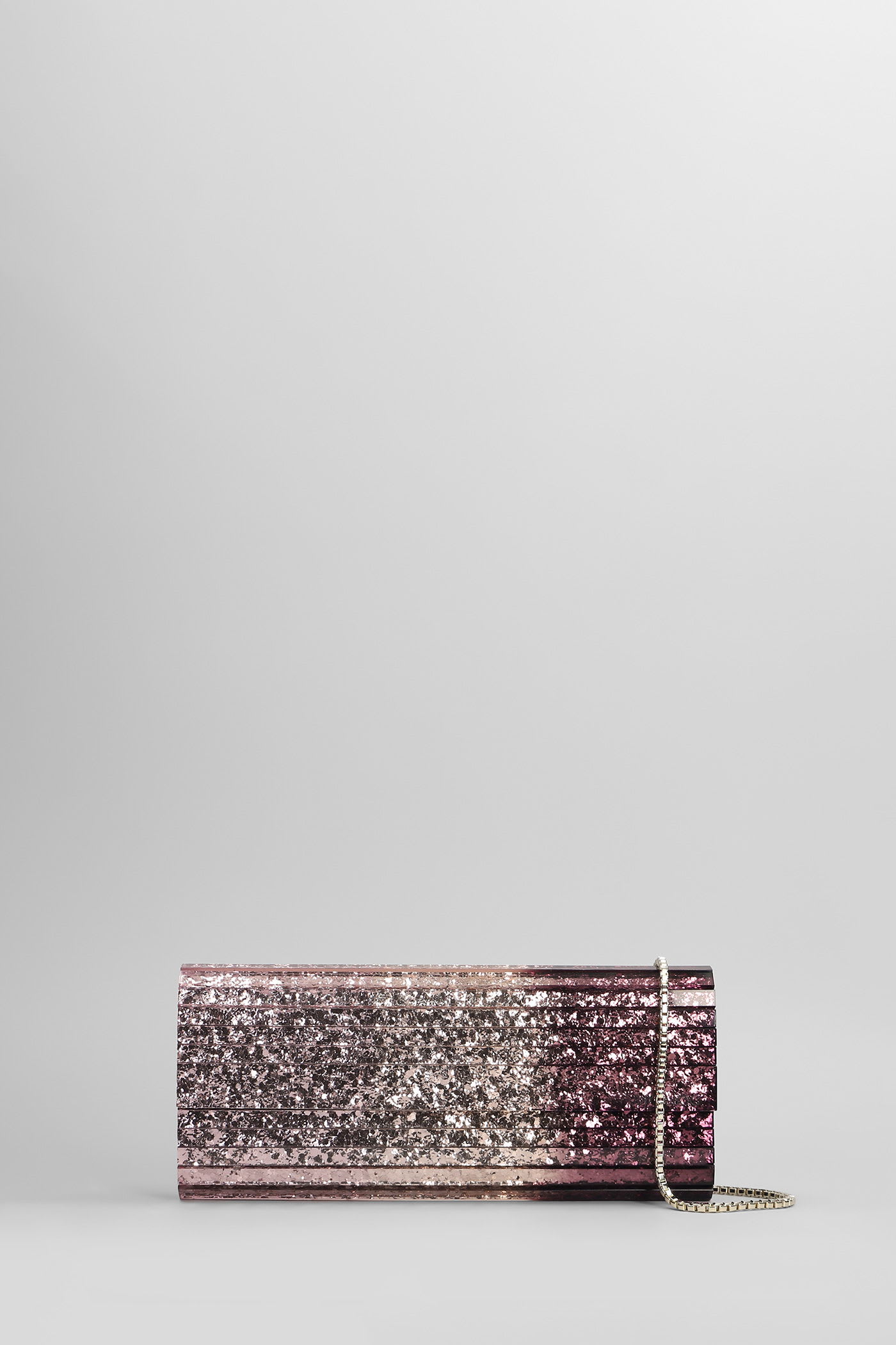 Sweetie Clutch In Rose-pink Acrylic