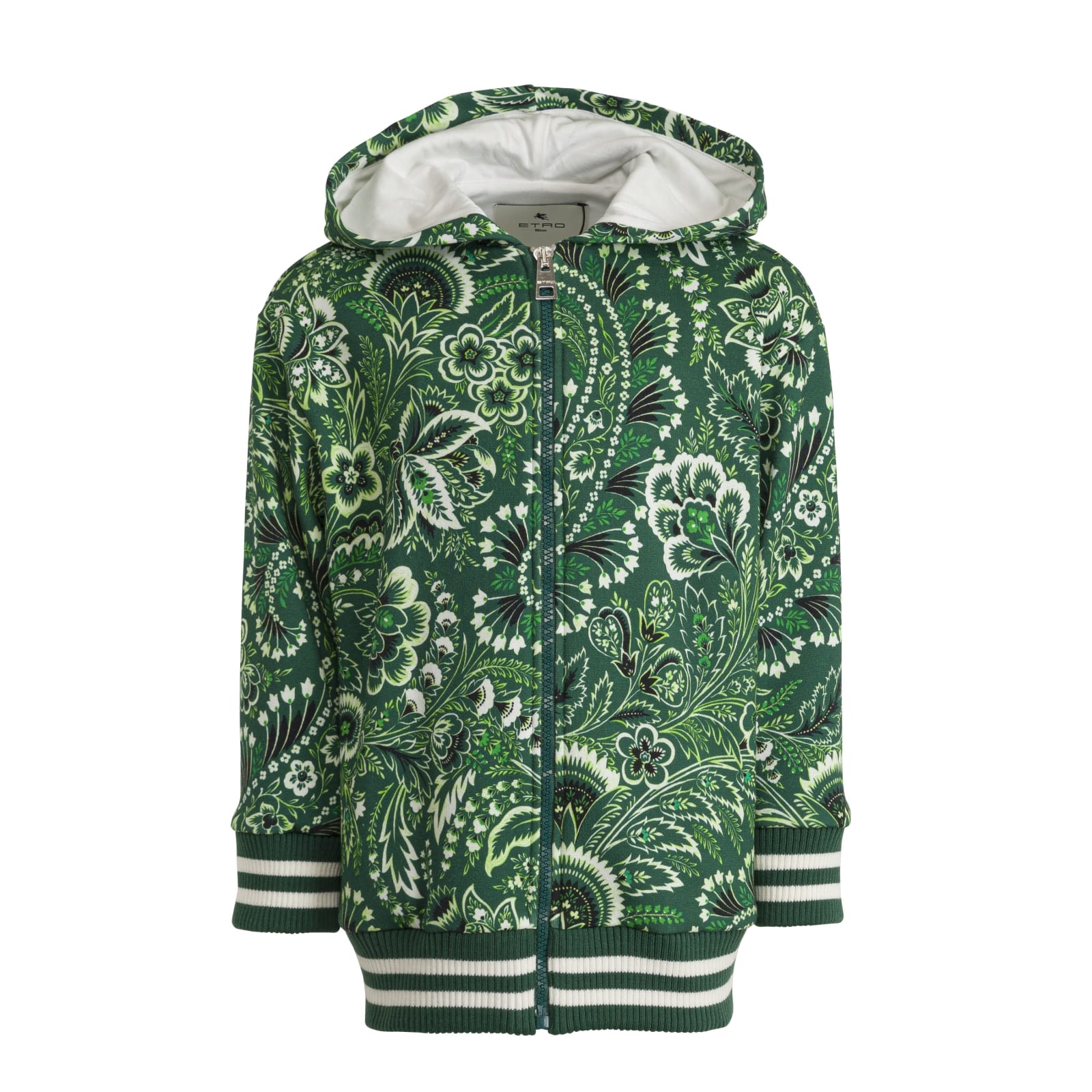 Shop Etro Floral Sweatshirt In Green
