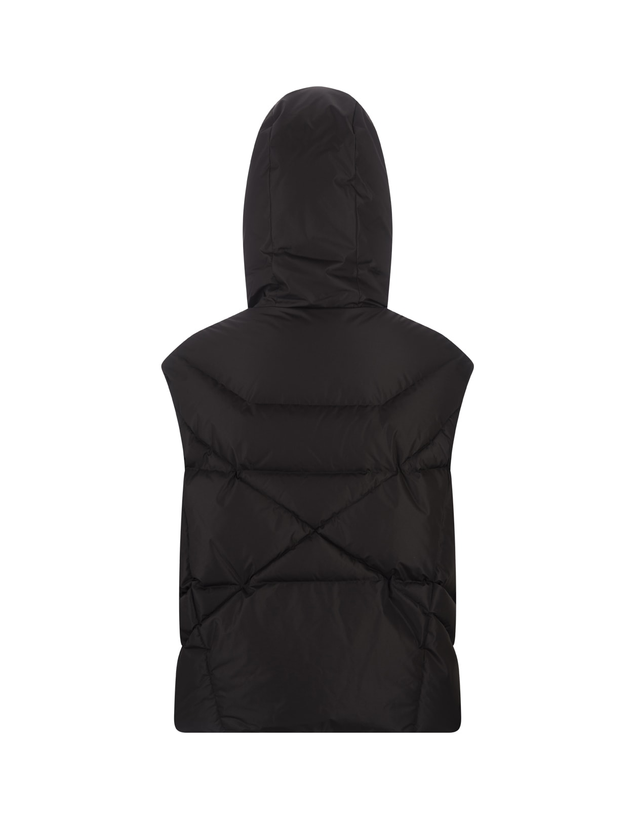 Shop Khrisjoy Black Khris Iconic Padded Gilet