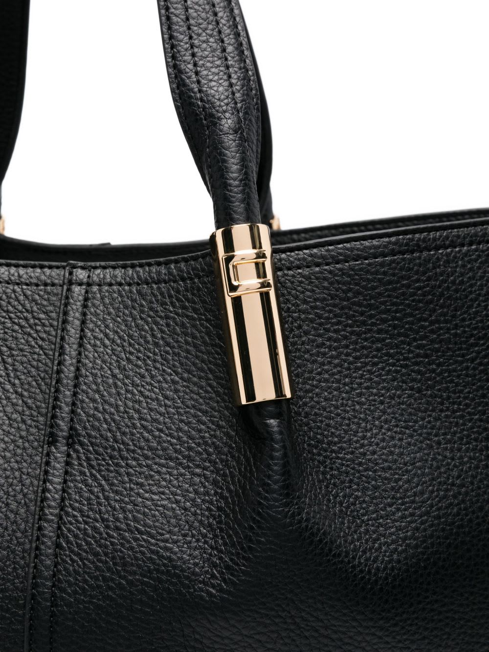 Elisabetta Franchi Shopping Bag In Black