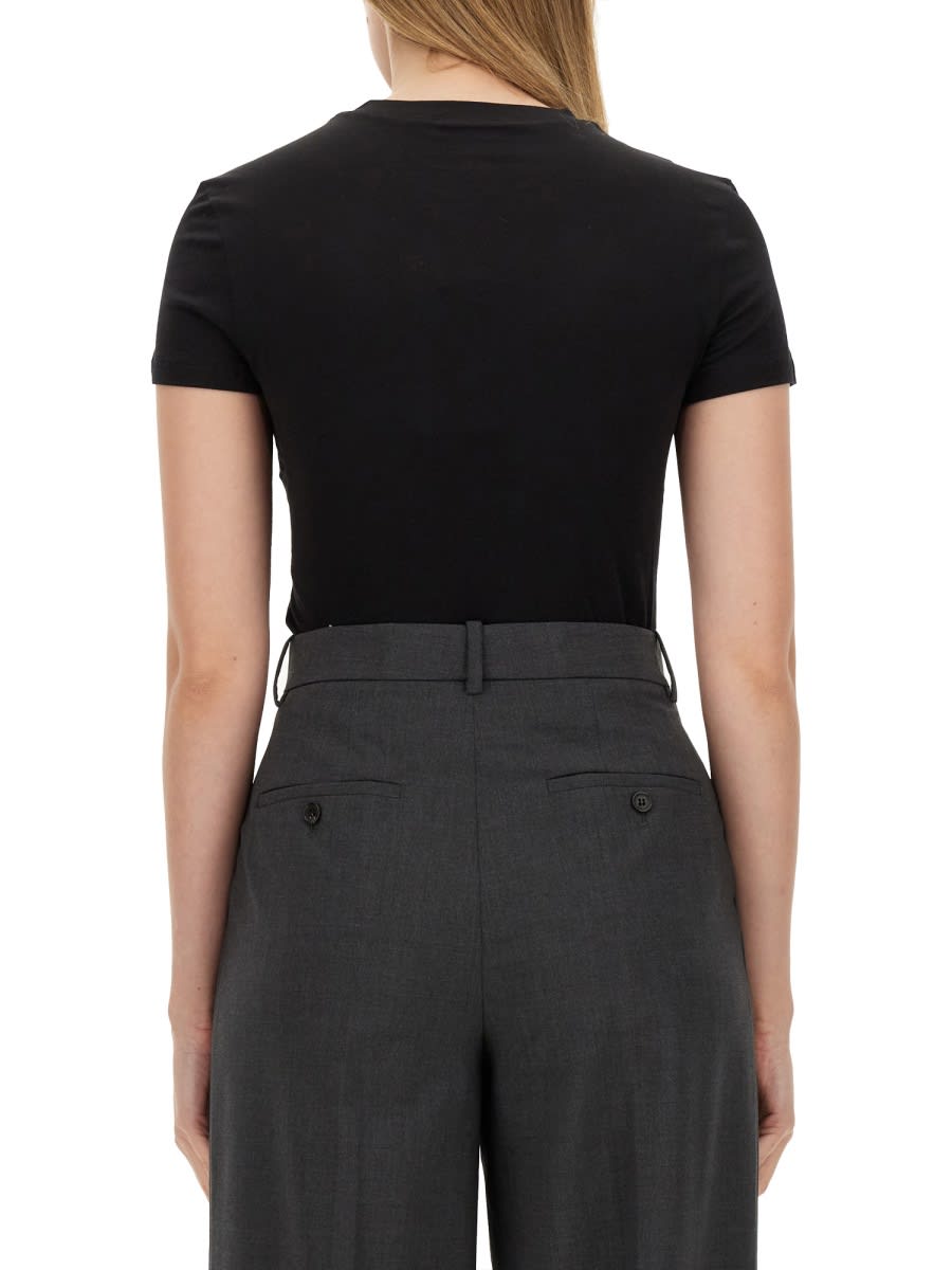 Theory Tshirt In Cotone Pima In Black