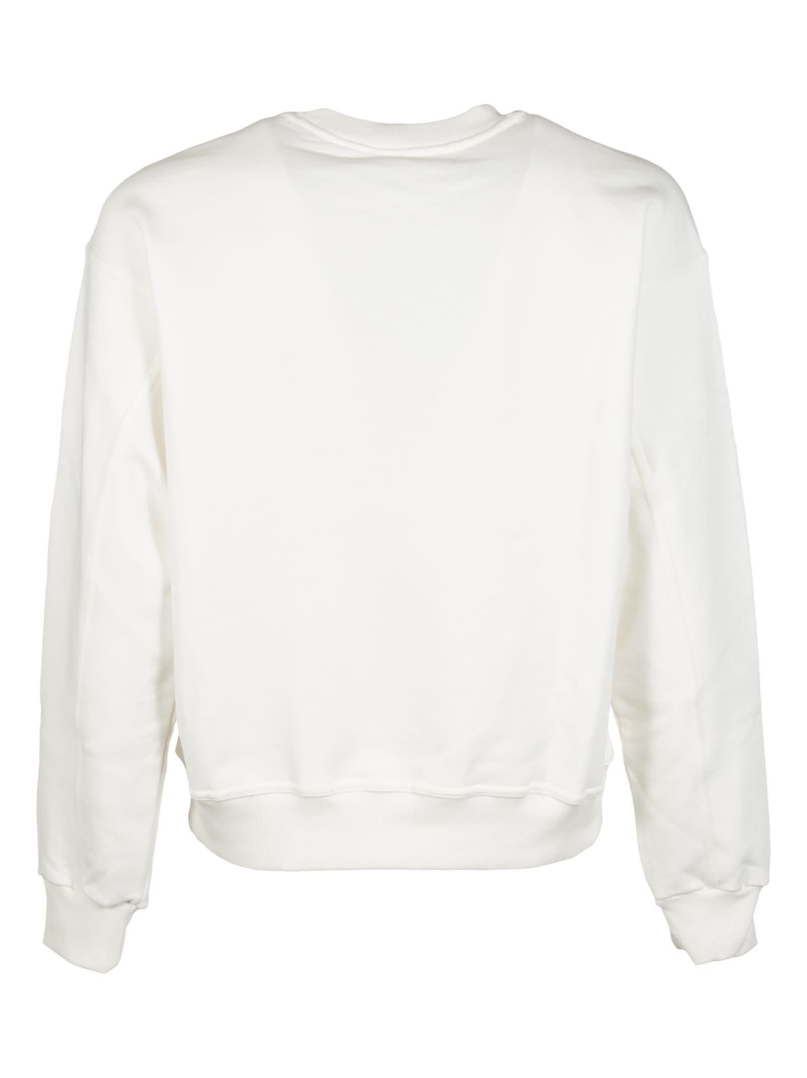 A Paper Kid Long Sleeve Sweatshirt In Cream