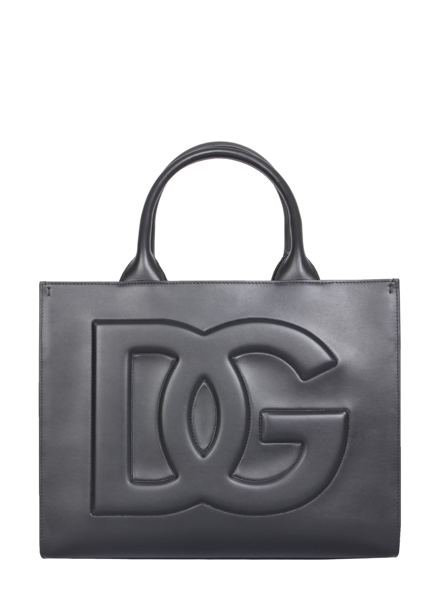 Dolce & Gabbana Dg Daily Leather Shopping Bag