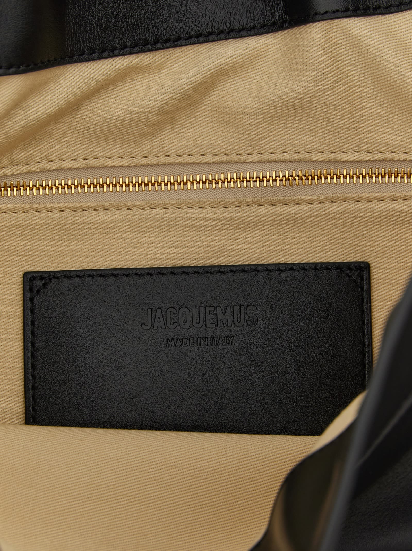 Jacquemus Le Petit Calisso Rond Embellished Leather Clutch In Black