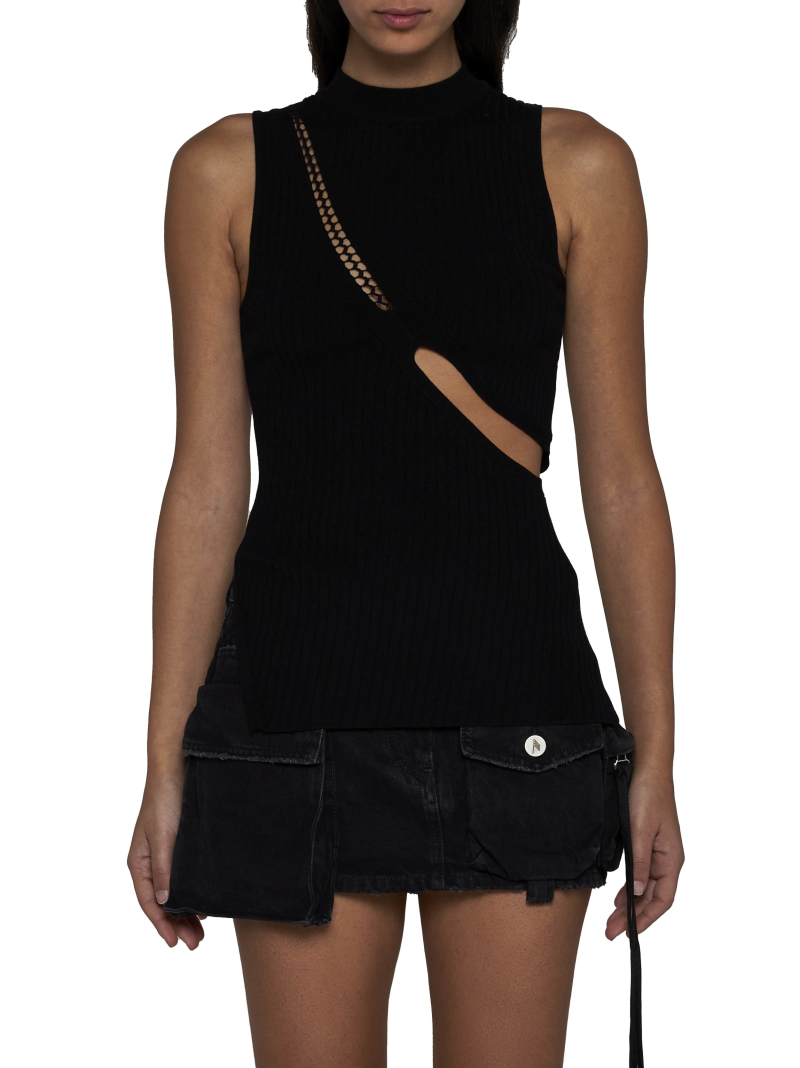 Shop Attico Top In Black