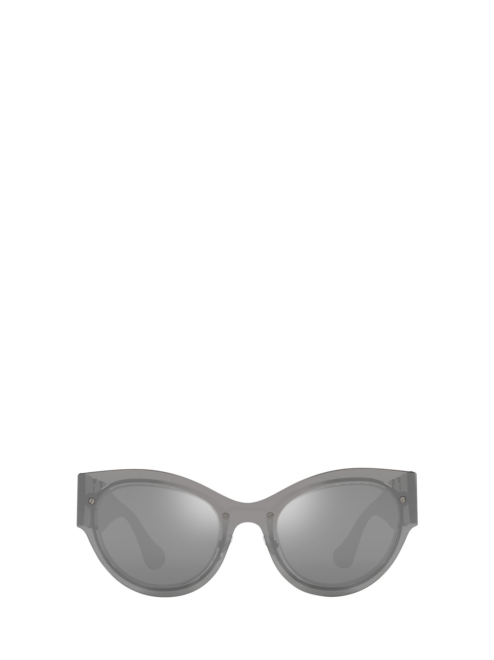 Versace Eyewear Versace Ve2234 Transparent Grey Mirror Silver Sunglasses