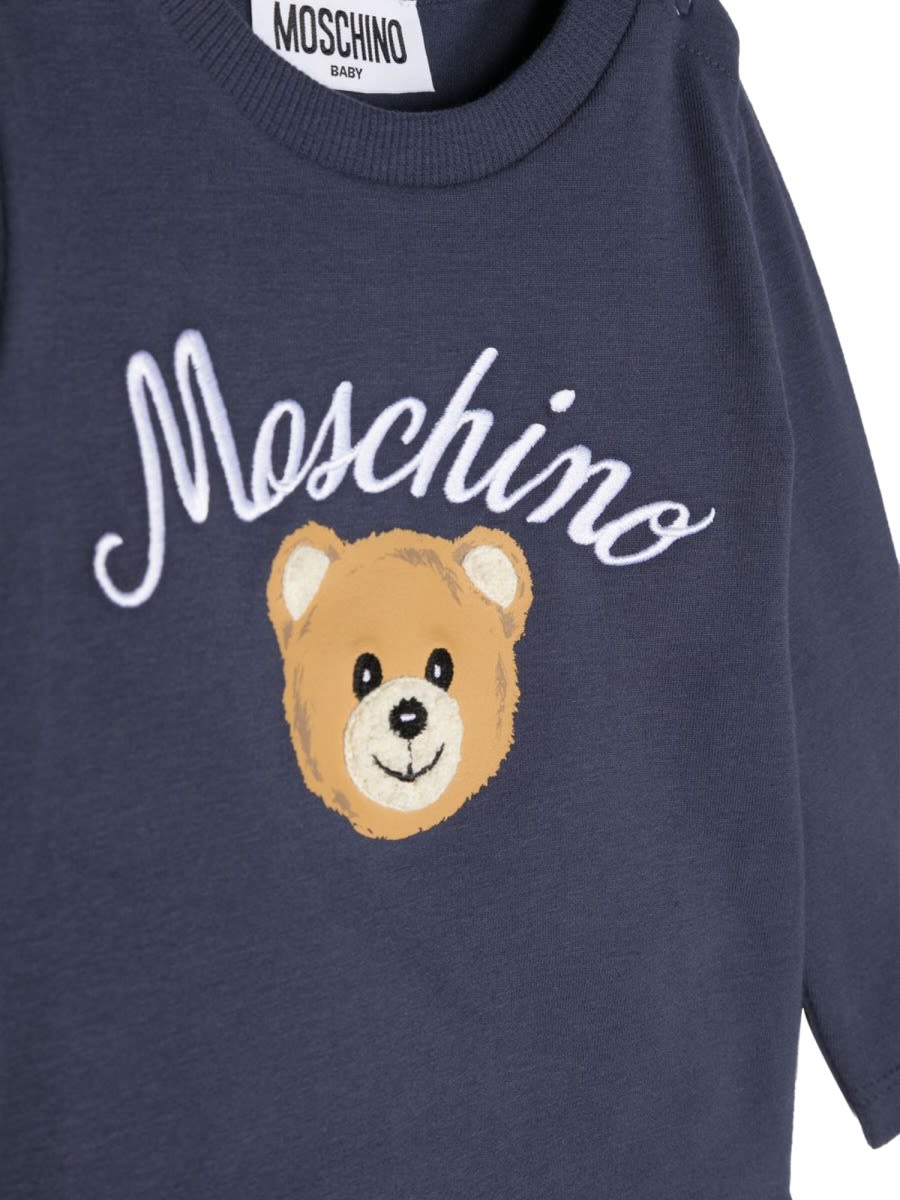 Shop Moschino ml Logo T-shirt In Blue