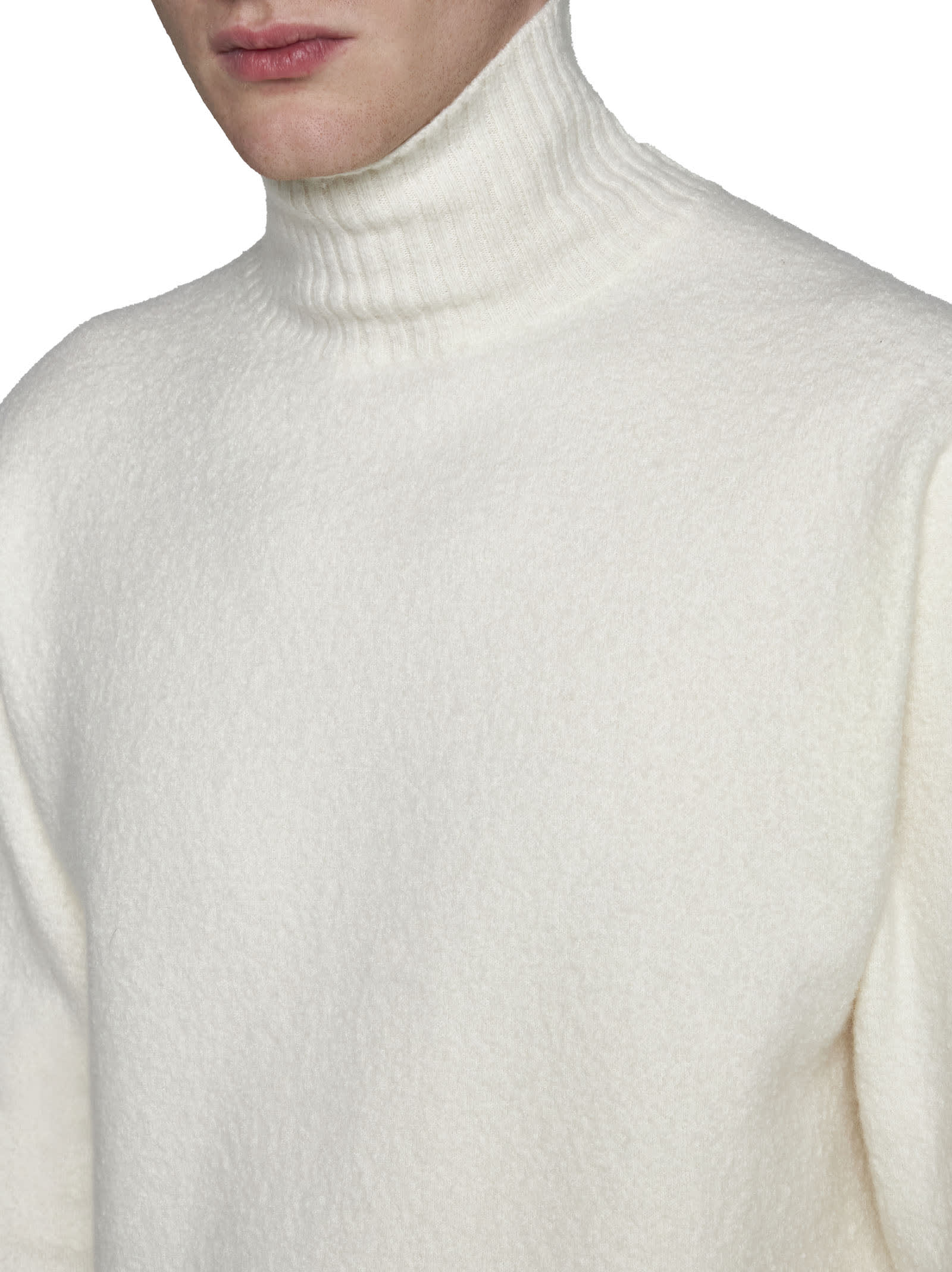 Shop Jil Sander Sweater In Cloud