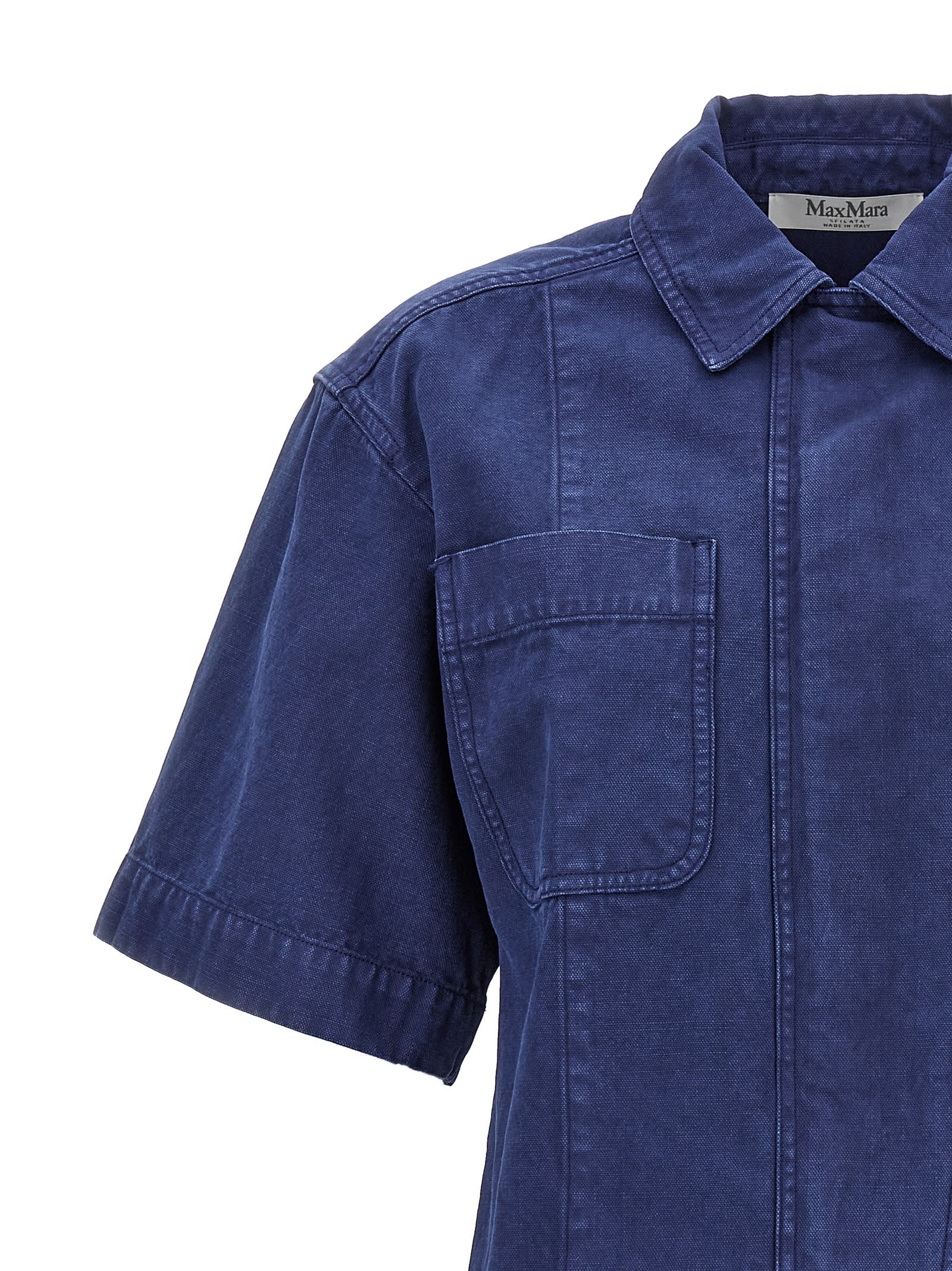 Shop Max Mara Gabriel Shirt In Blue