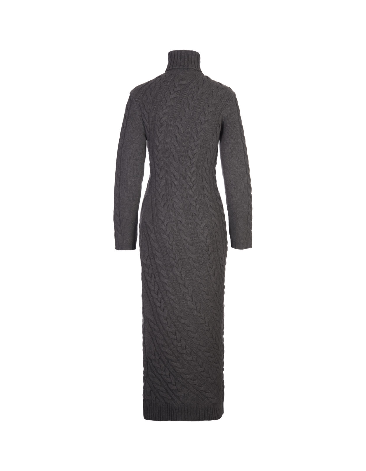 Shop Max Mara Medium Grey Arte Long Dress