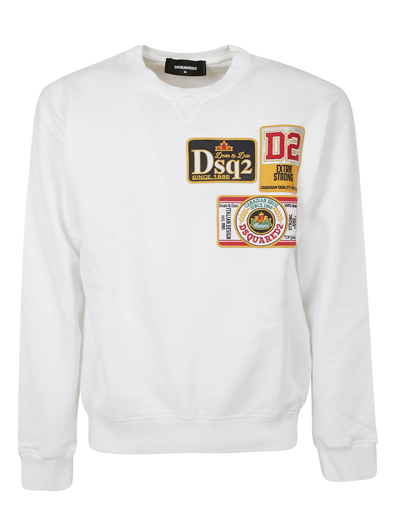 dsquared sweatshirt with patches