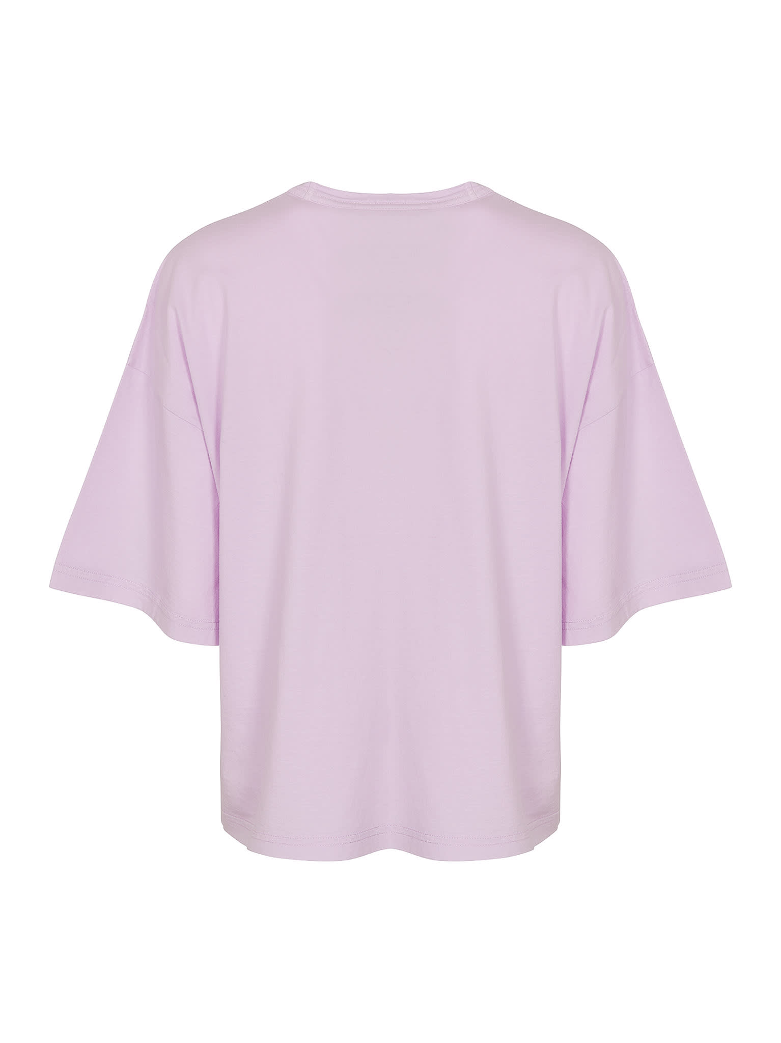 Shop Forte Forte Logo Patched Loose Fit T-shirt In Petal