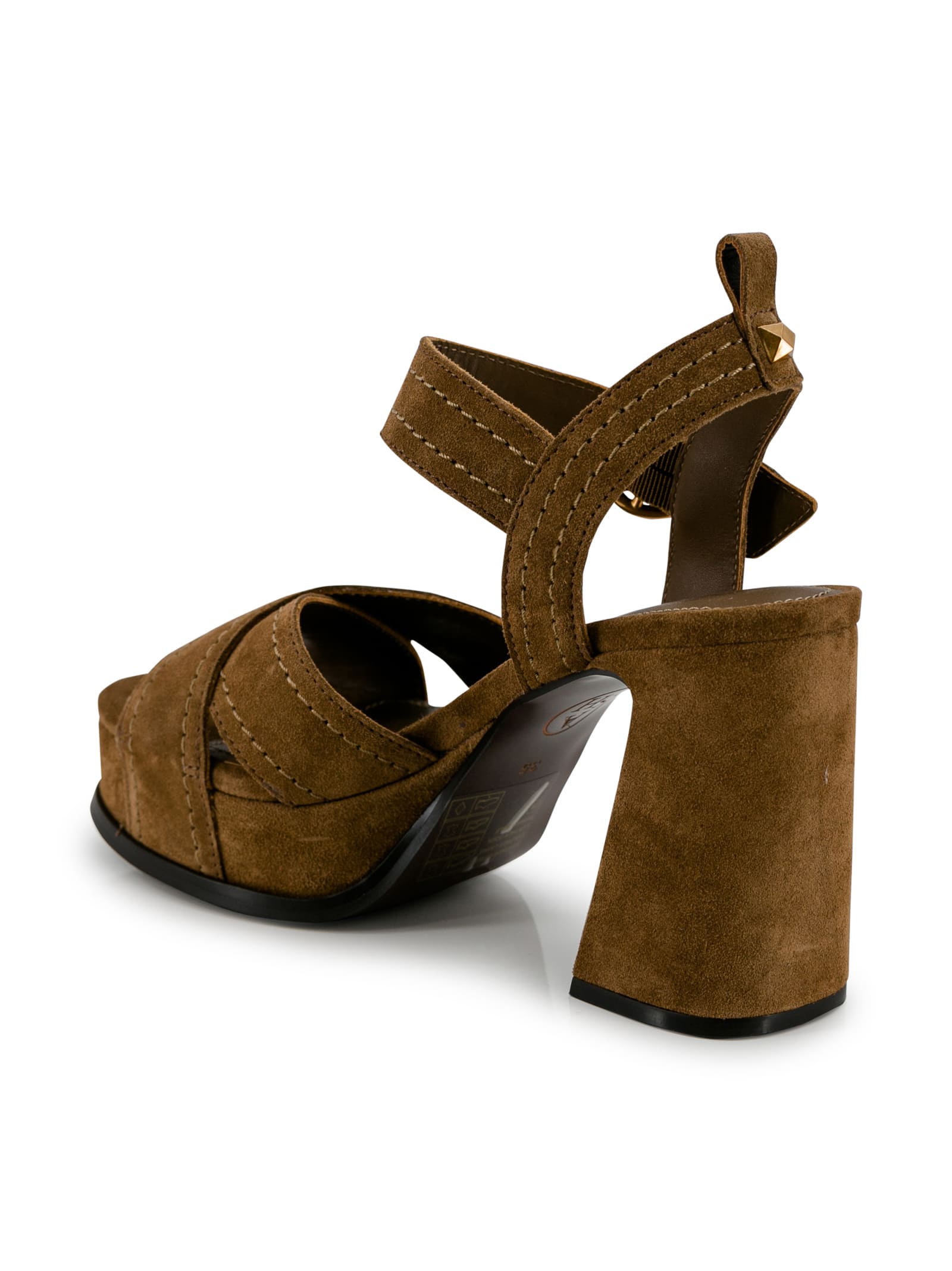 Shop Ash Melany 100mm Sandals In Suede