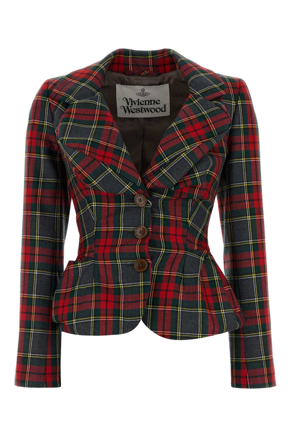 Embroidered Wool Drunken Blazer