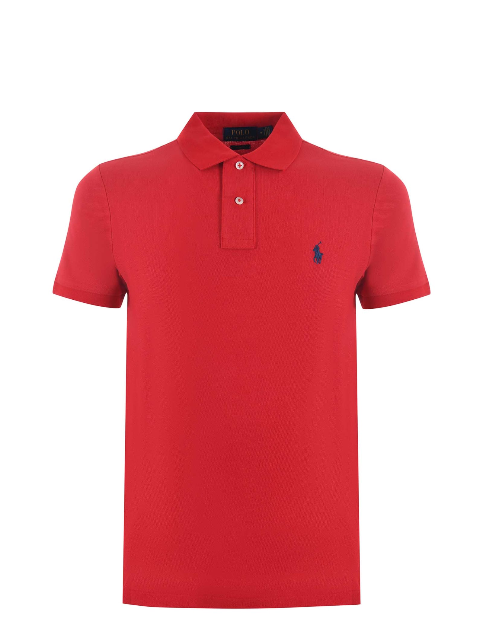 Shop Polo Ralph Lauren Polo Shirt In Rosso