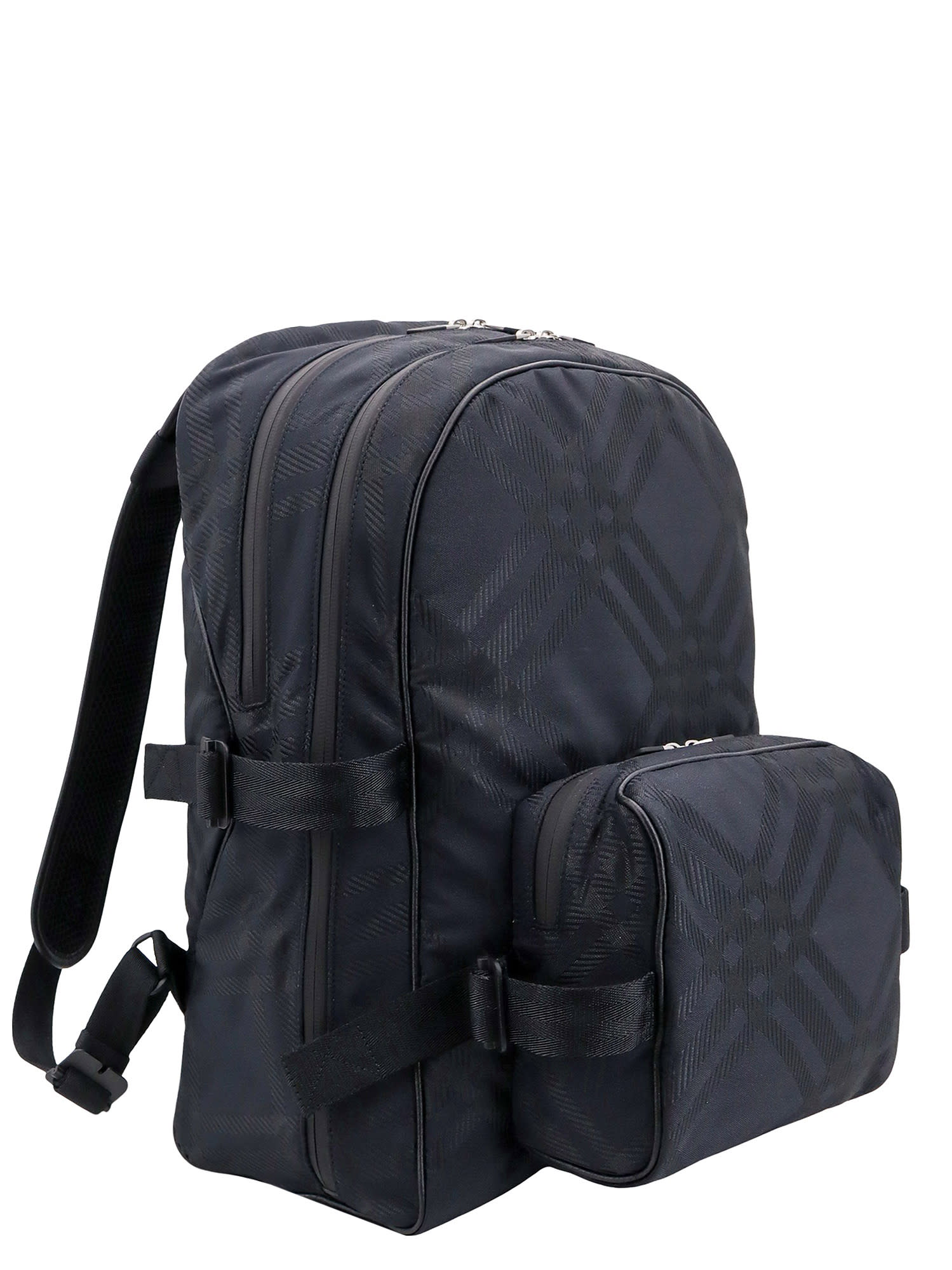 Shop Burberry Backpack In Black