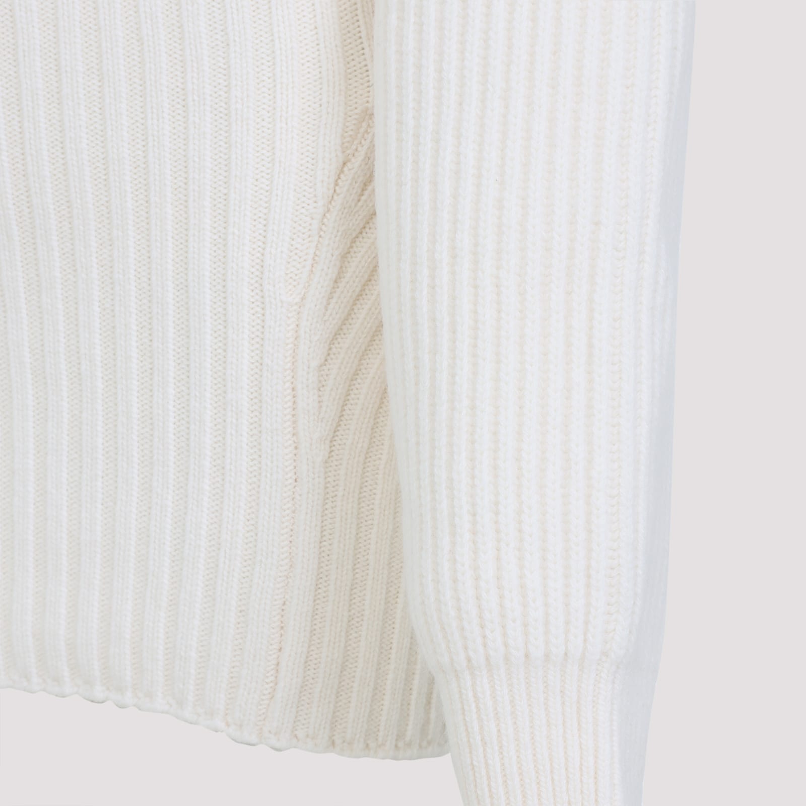 Jean Paul Gaultier Wool Short Dress With Mesh Details Women In White