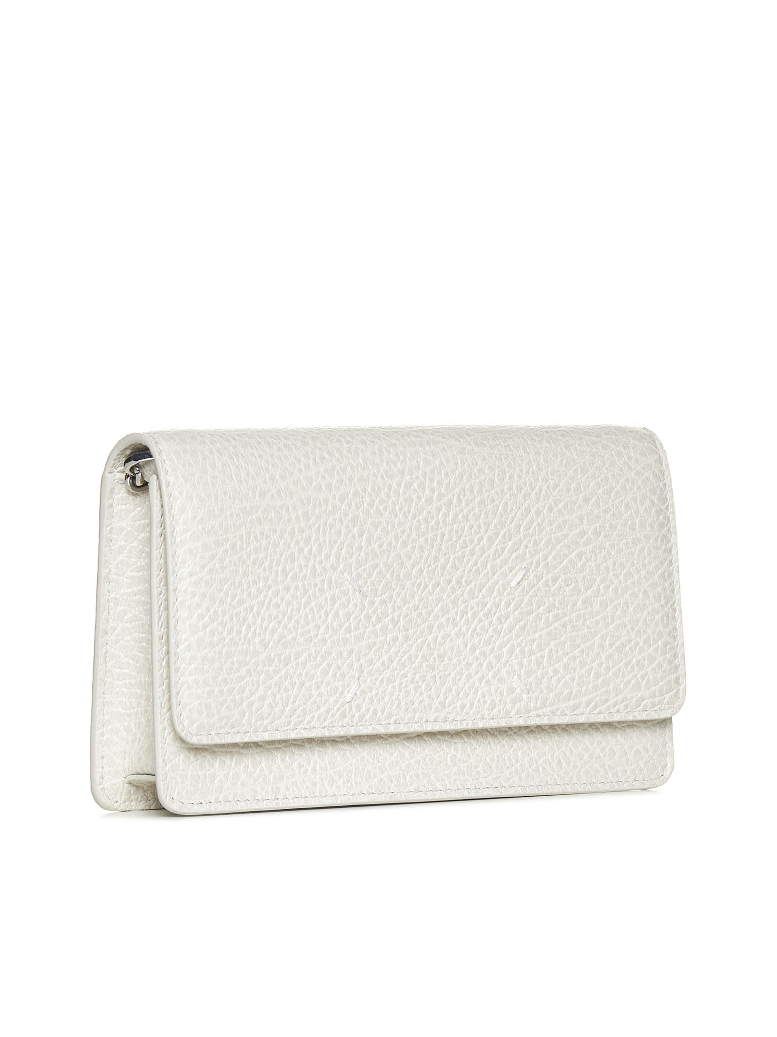 Shop Maison Margiela Wallet In Greige