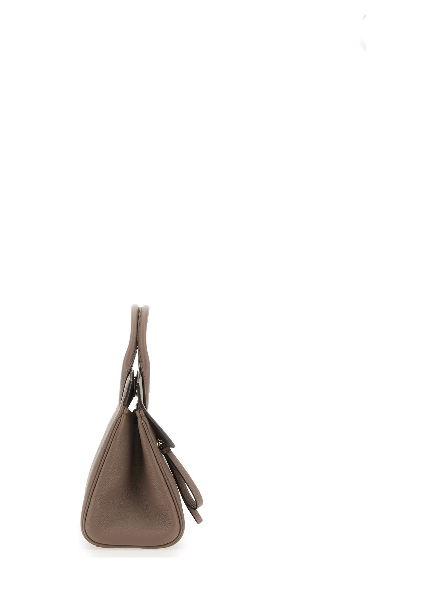 Shop Ferragamo Study Bag Small In Caraway Seed