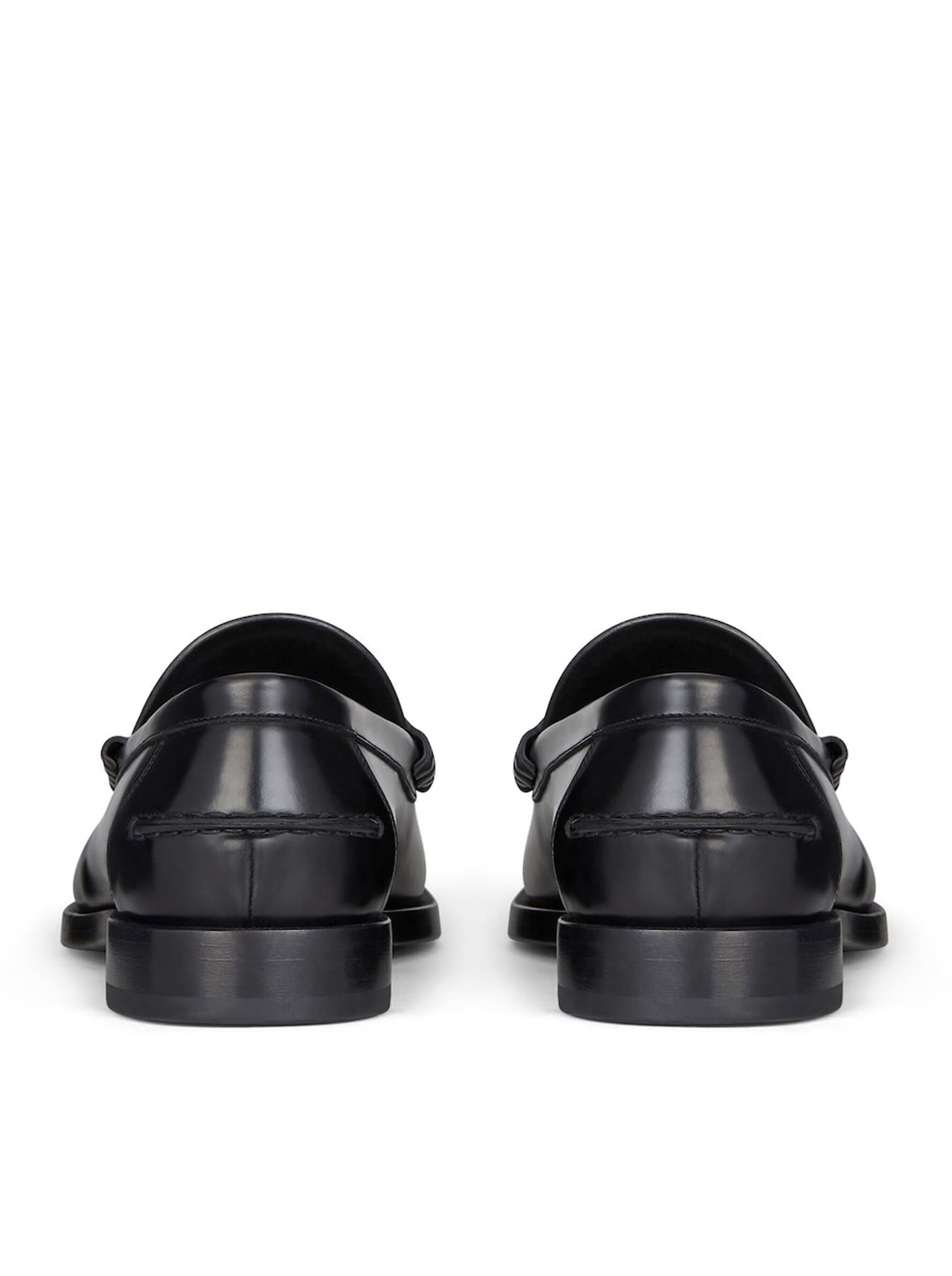 Shop Givenchy Mr G Leather Loafers In Black