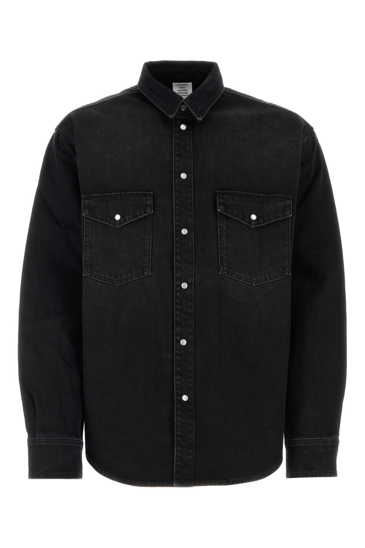 Black Denim Shirt