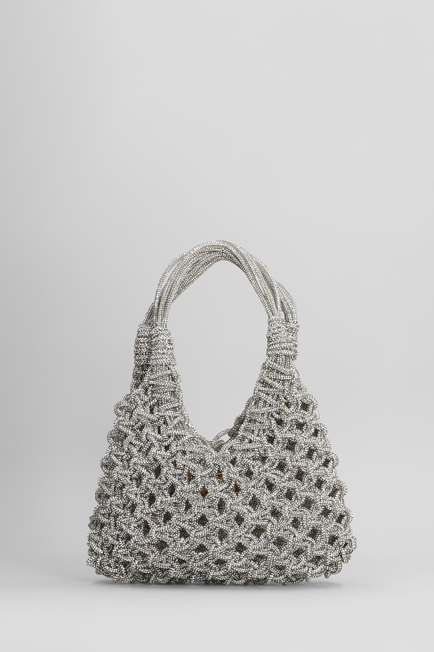 Vannifique Small Hand Bag In Silver Resin