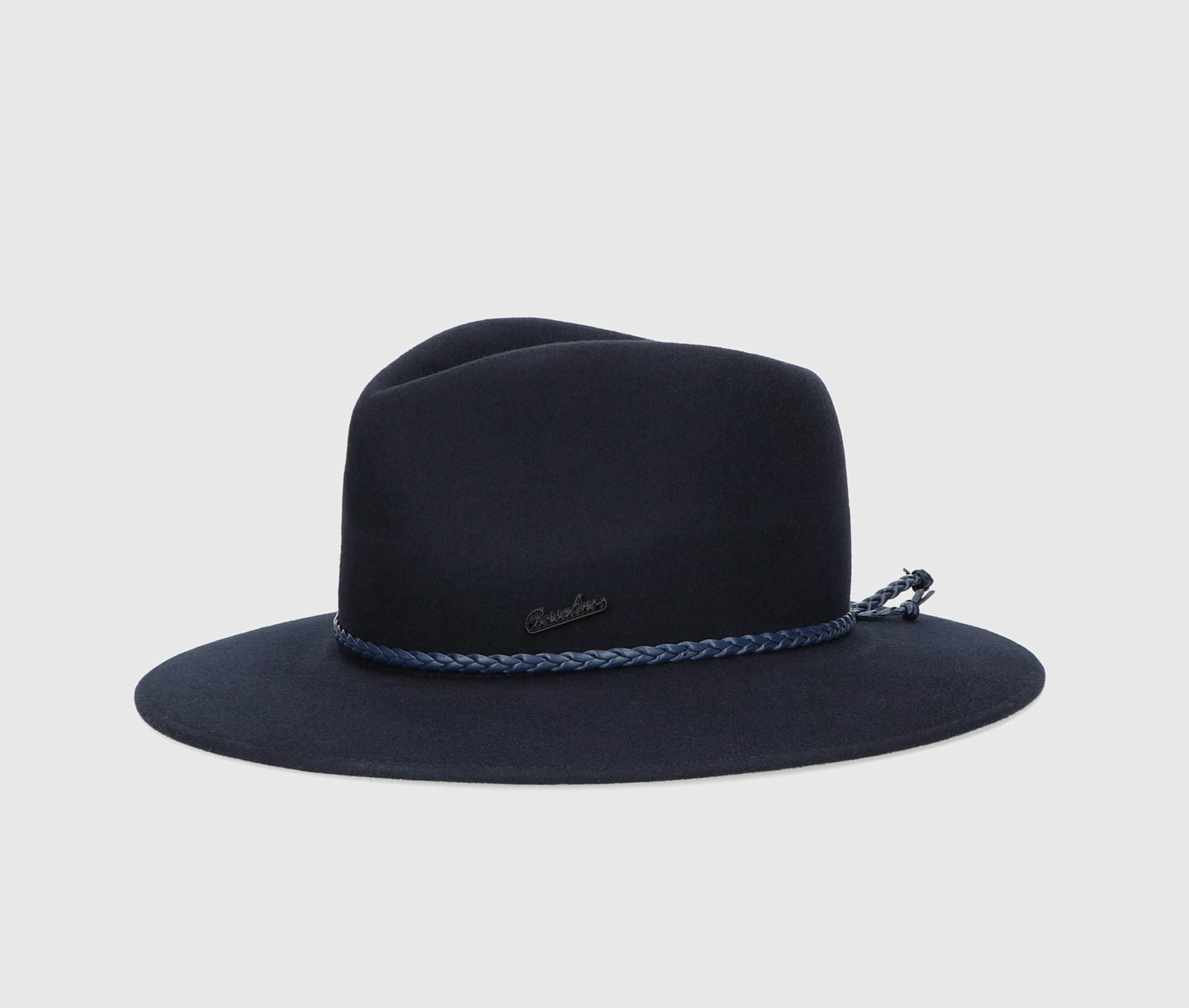 Shop Borsalino Country Lambs Fine Wool Felt In Blueberry