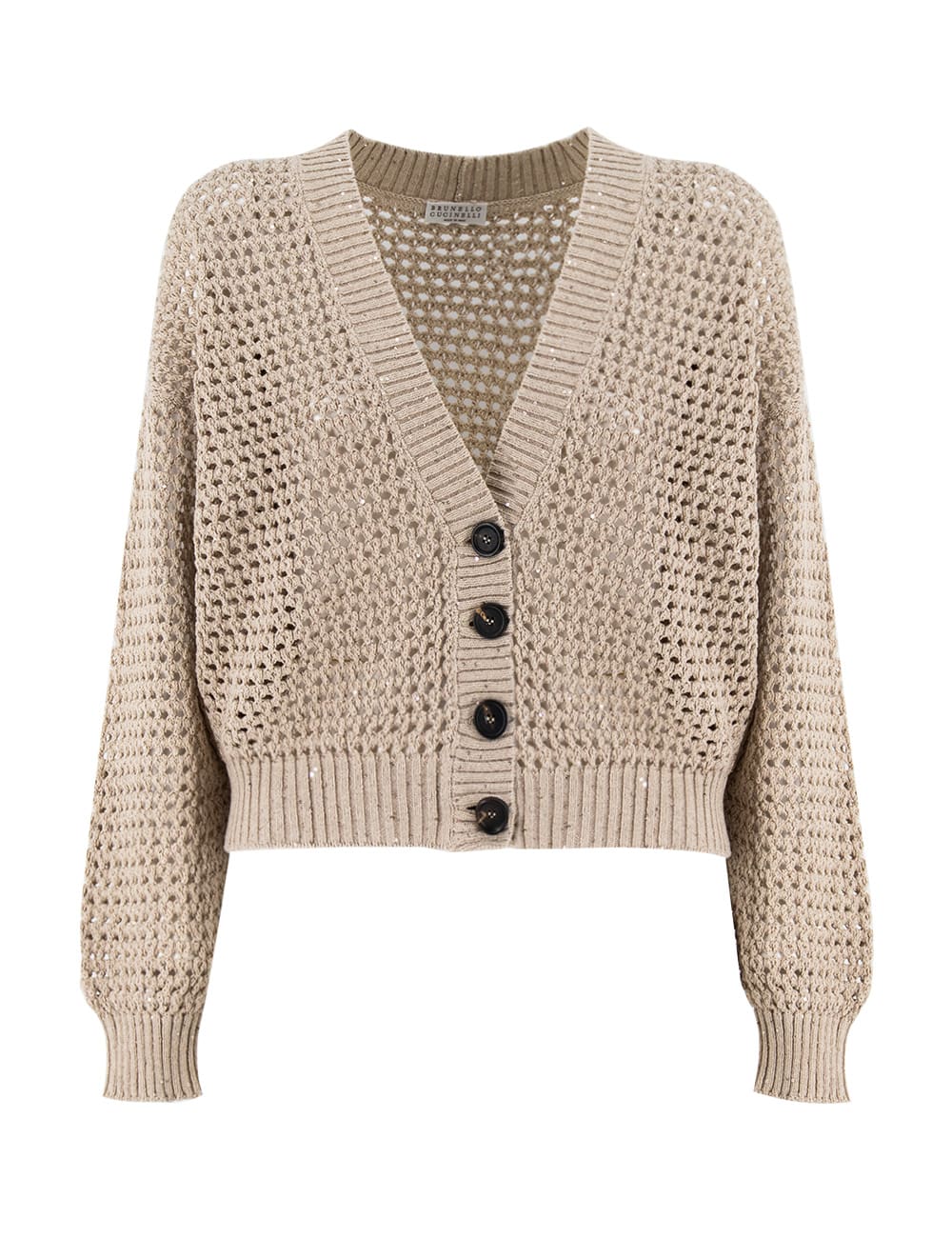 Shop Brunello Cucinelli Cardigan In Camel Chiaro