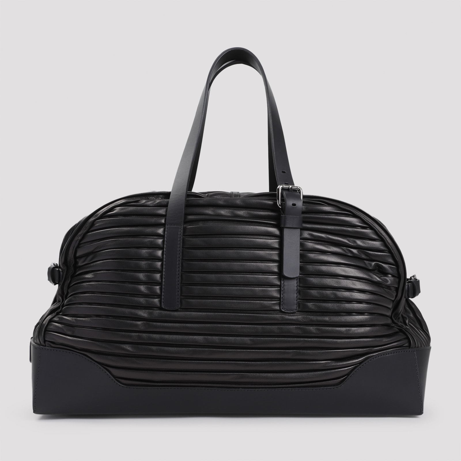 Shop Giorgio Armani Duffle Bag In Nero