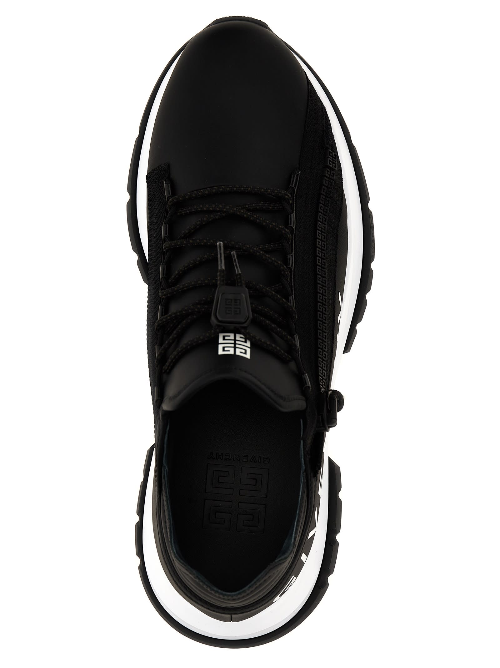 Shop Givenchy Spectre Sneakers In White/black