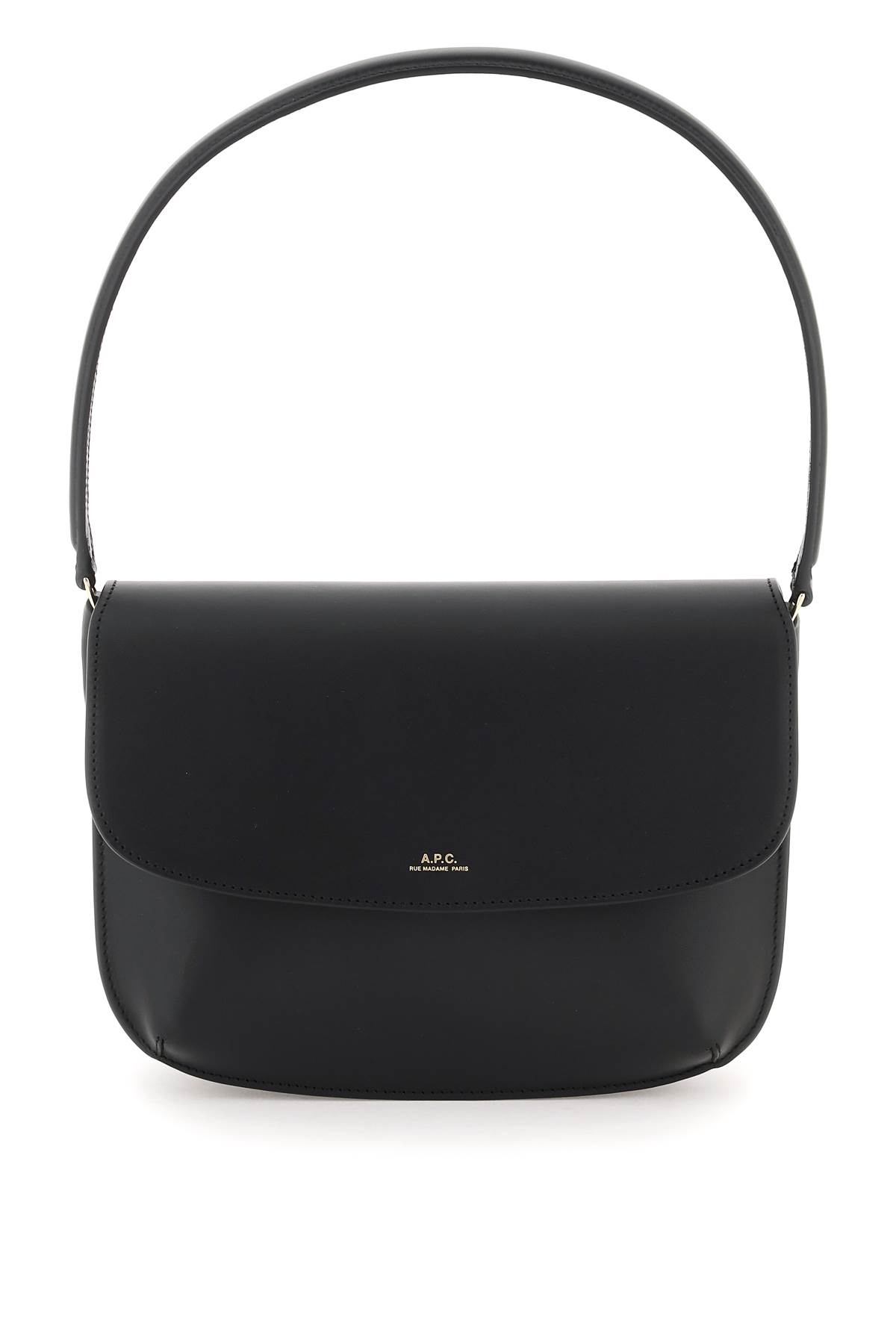 Shop Apc Sarah Shoulder Bag In Black