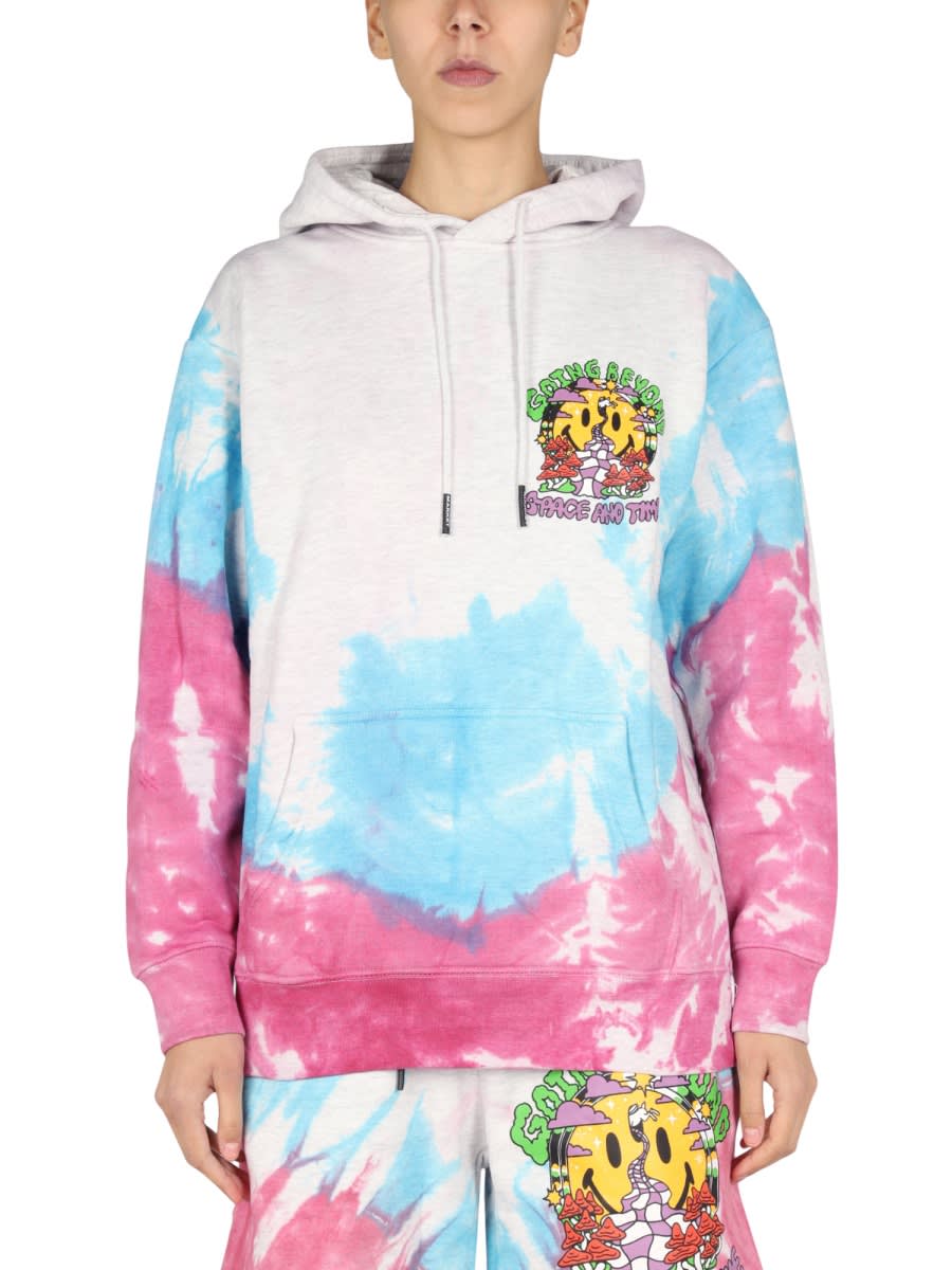 Shop Market Smiley Byond Space Sweatshirt In Multicolour