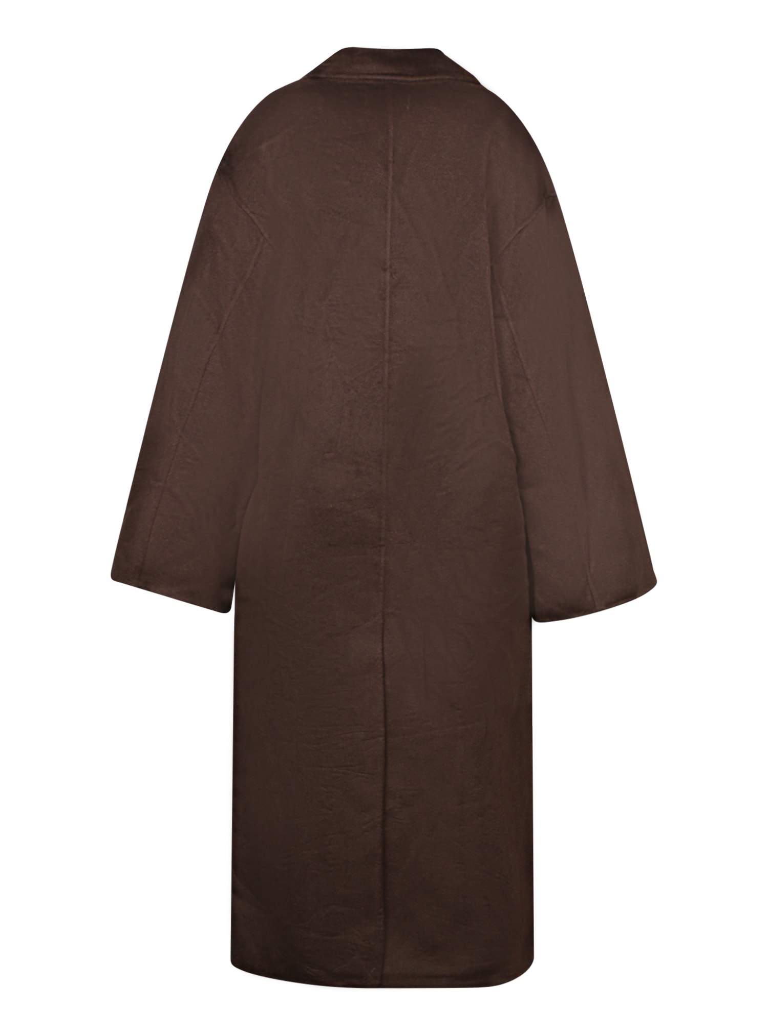 Shop Loulou Studio Brown Wool And Cashmere Coat