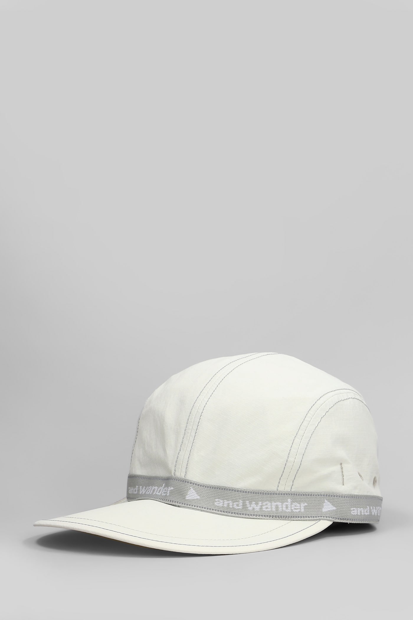And Wander Hats In White Nylon