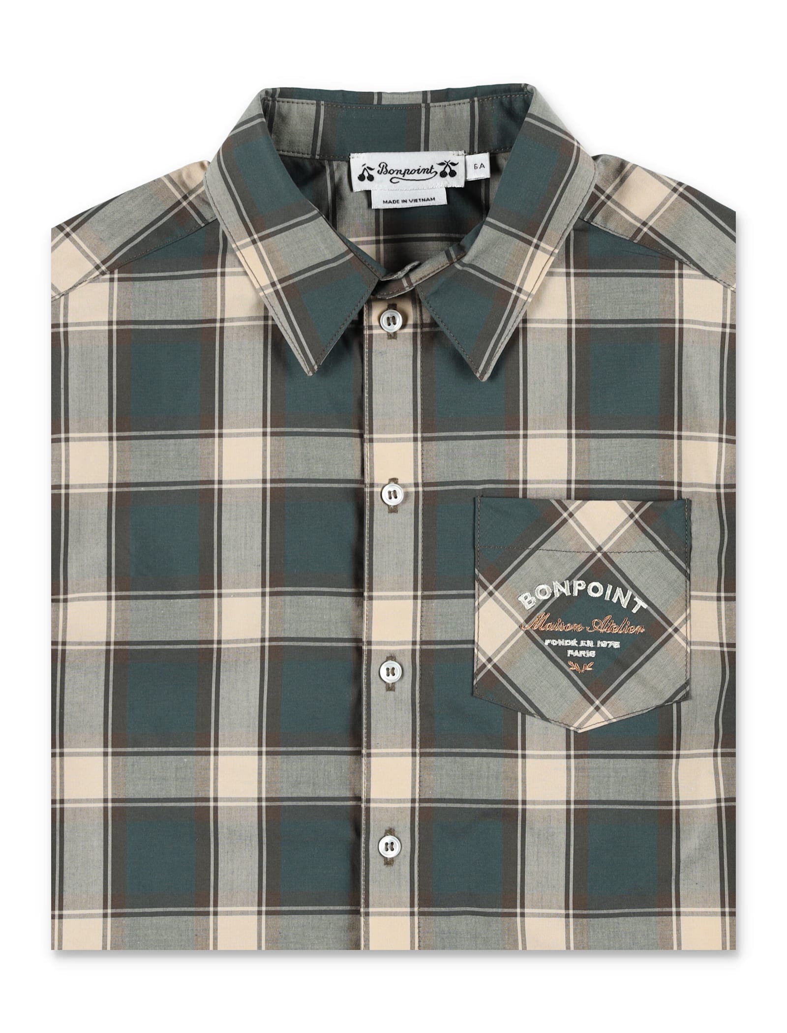 Bonpoint Check Shirt In Check