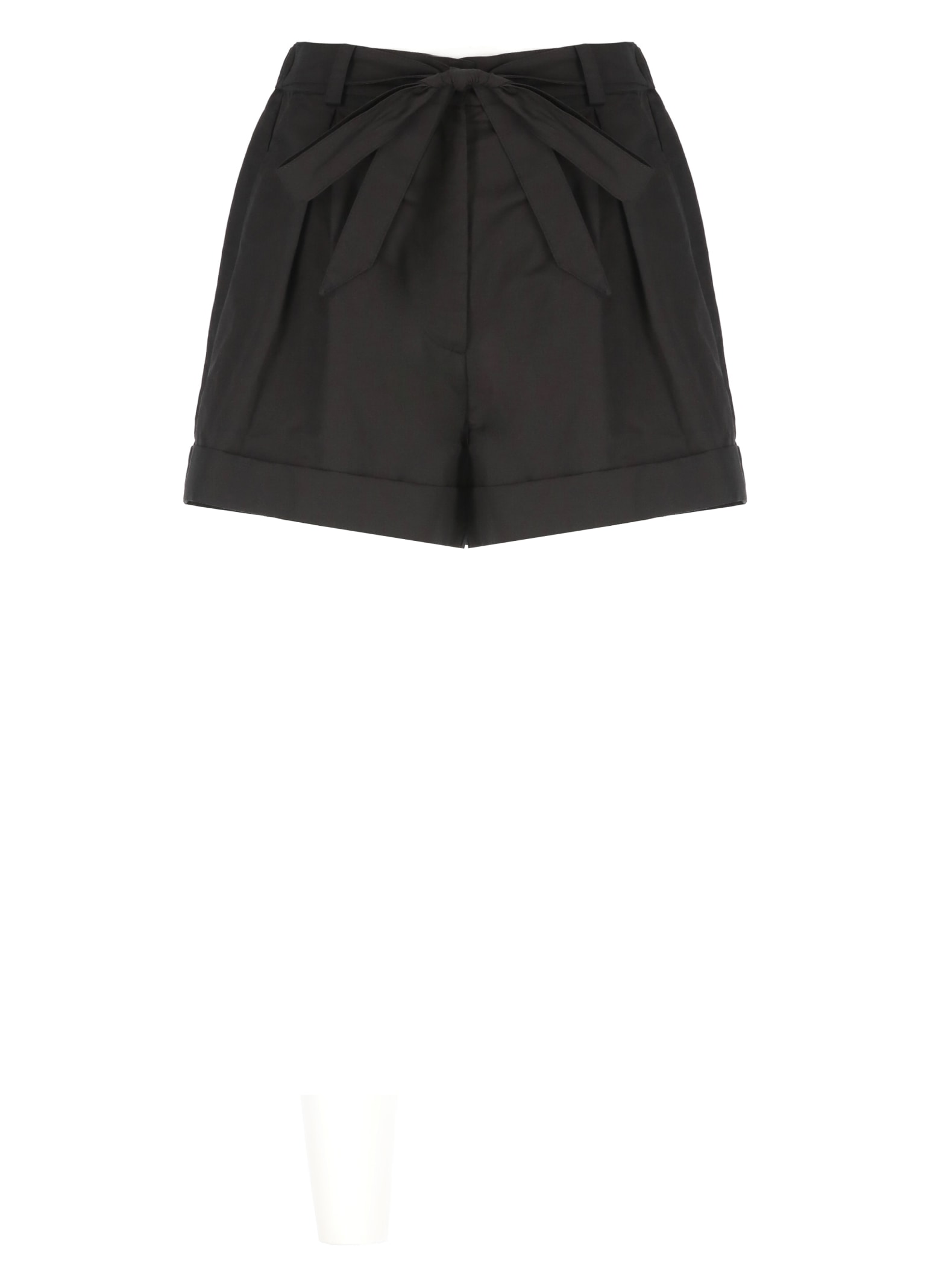 Shop Pinko Primula Shorts In Black