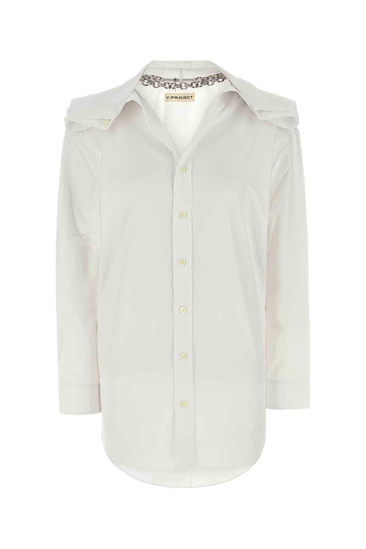 White Poplin Shirt