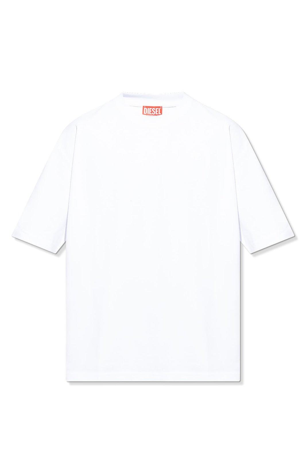 Oval D Straight Hem Crewneck T-shirt