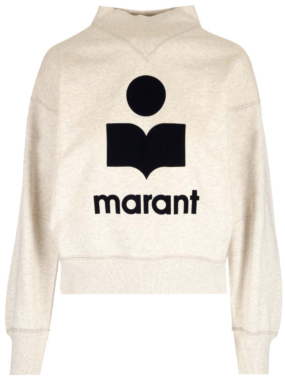 Isabel Marant Étoile Crewneck Sweatshirt With Logo In Gray