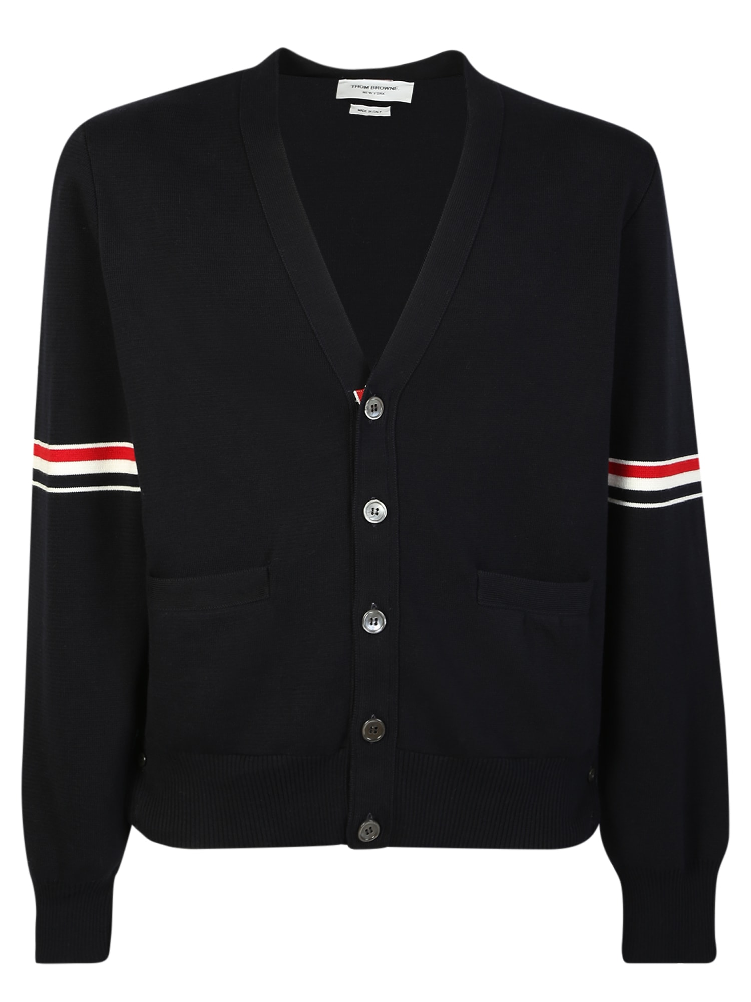 Thom Browne This Cardigan From Featuring The Labels Signature 4-bar ...