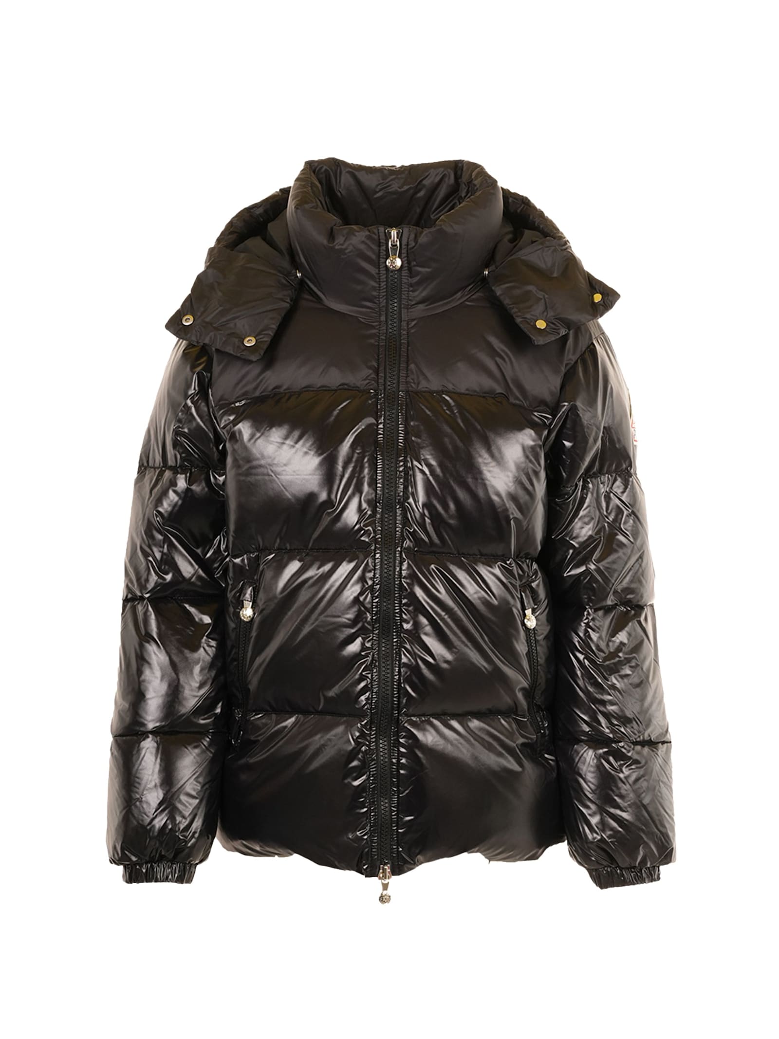 Pyrenex Down Jacket With Hat Lively In Black