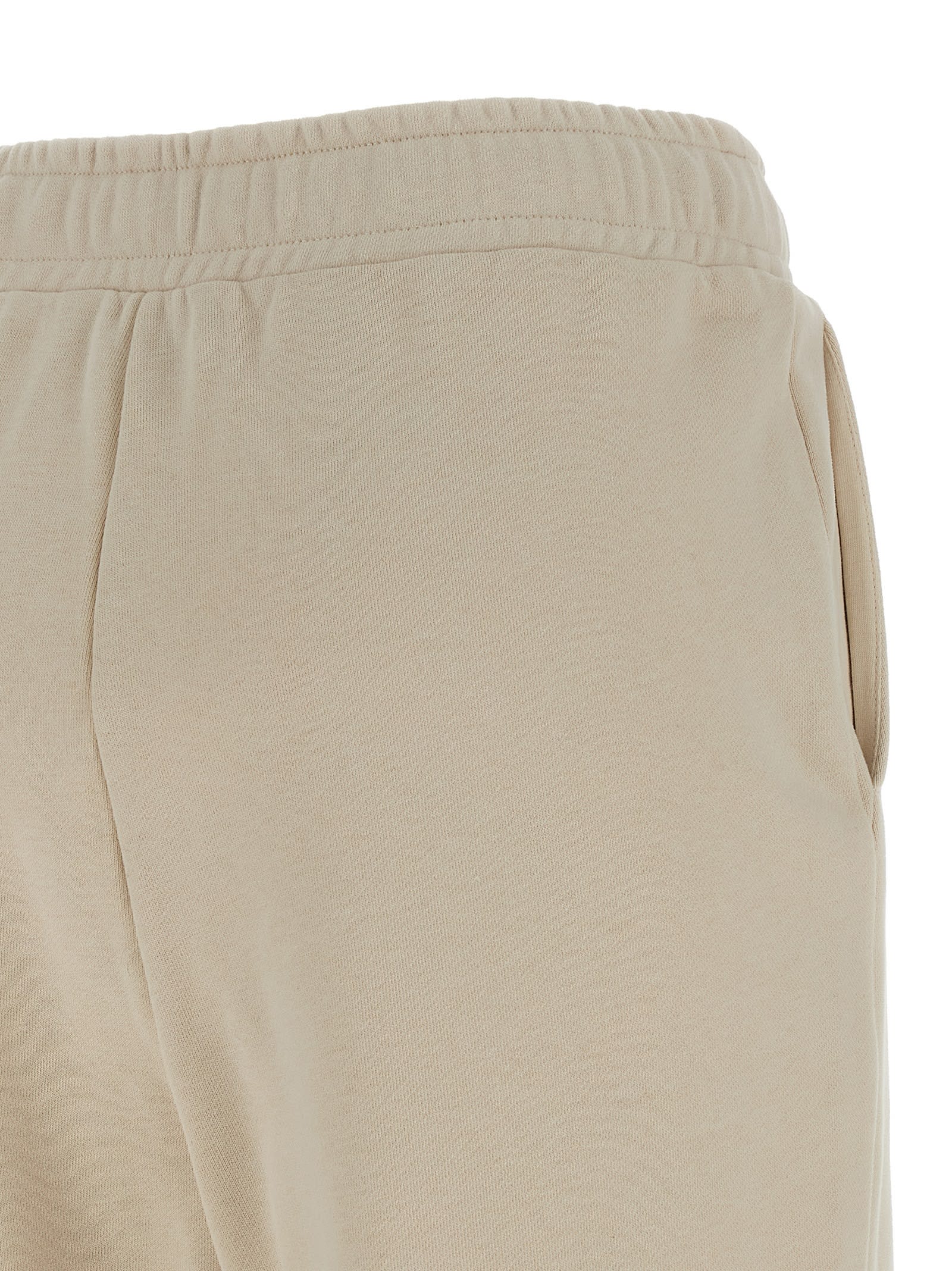 Weekend Max Mara Folk Jersey Trouser Beige In Neutral