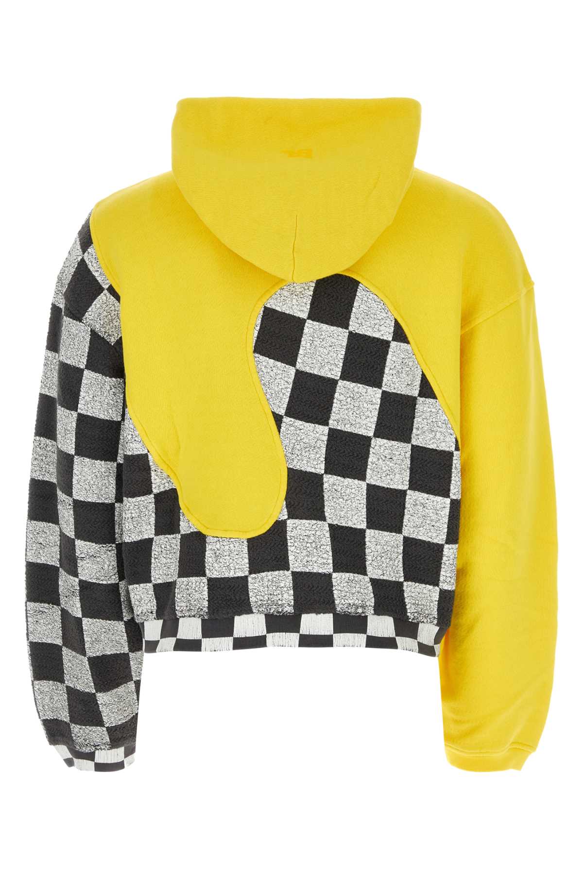 Shop Erl Multicolor Cotton Sweatshirt In Yellow